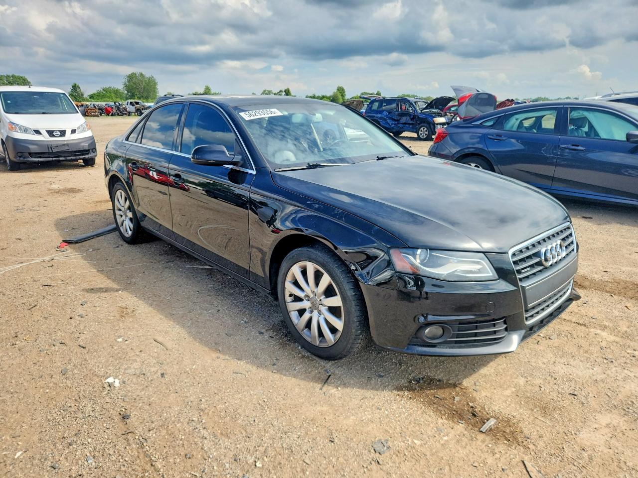 2011 Audi A4 Premium Plus Черный vin: WAUFFAFL5BN034177