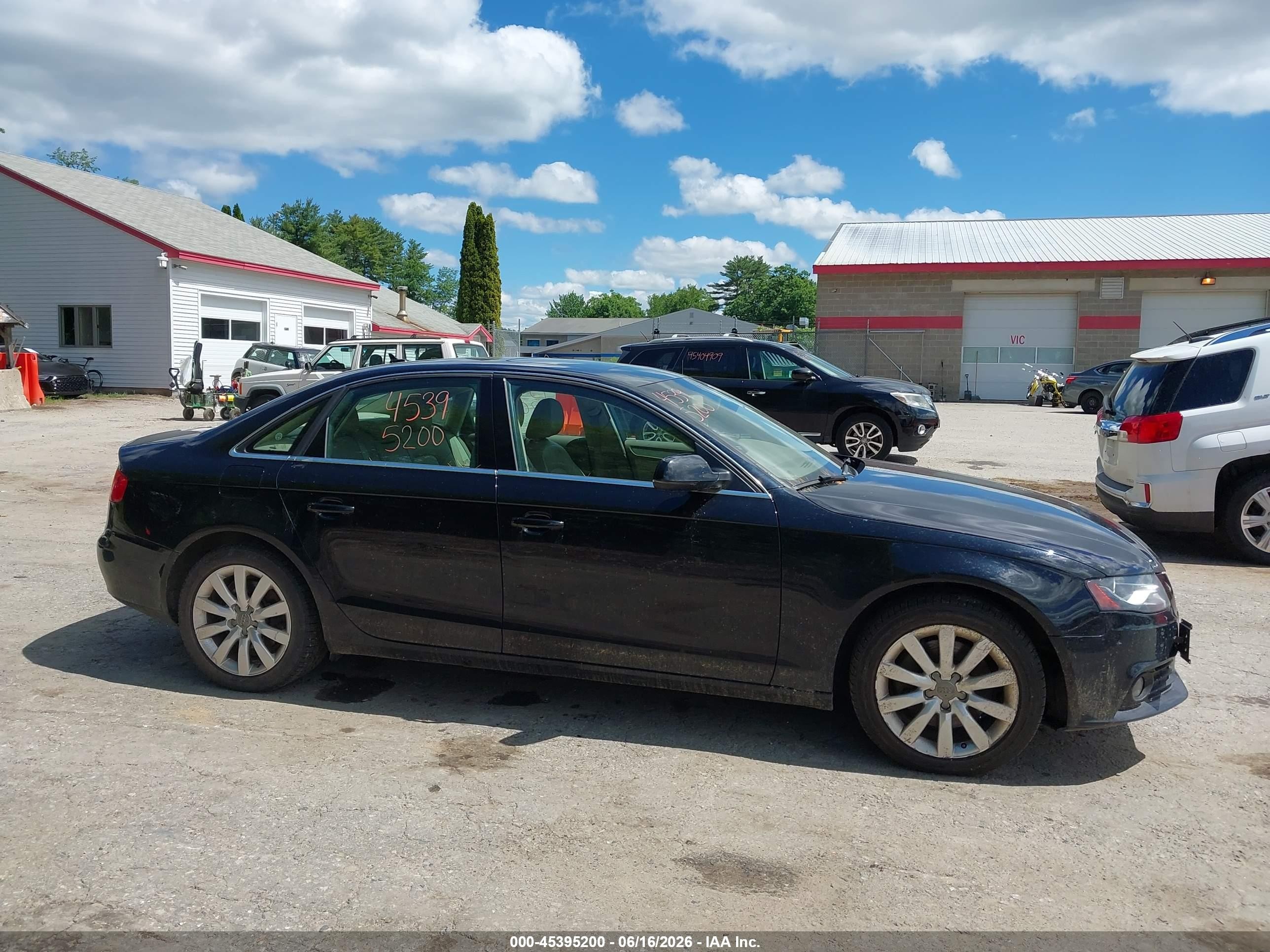 2011 Audi A4 2.0t Premium Black vin: WAUFFAFL5BN038701