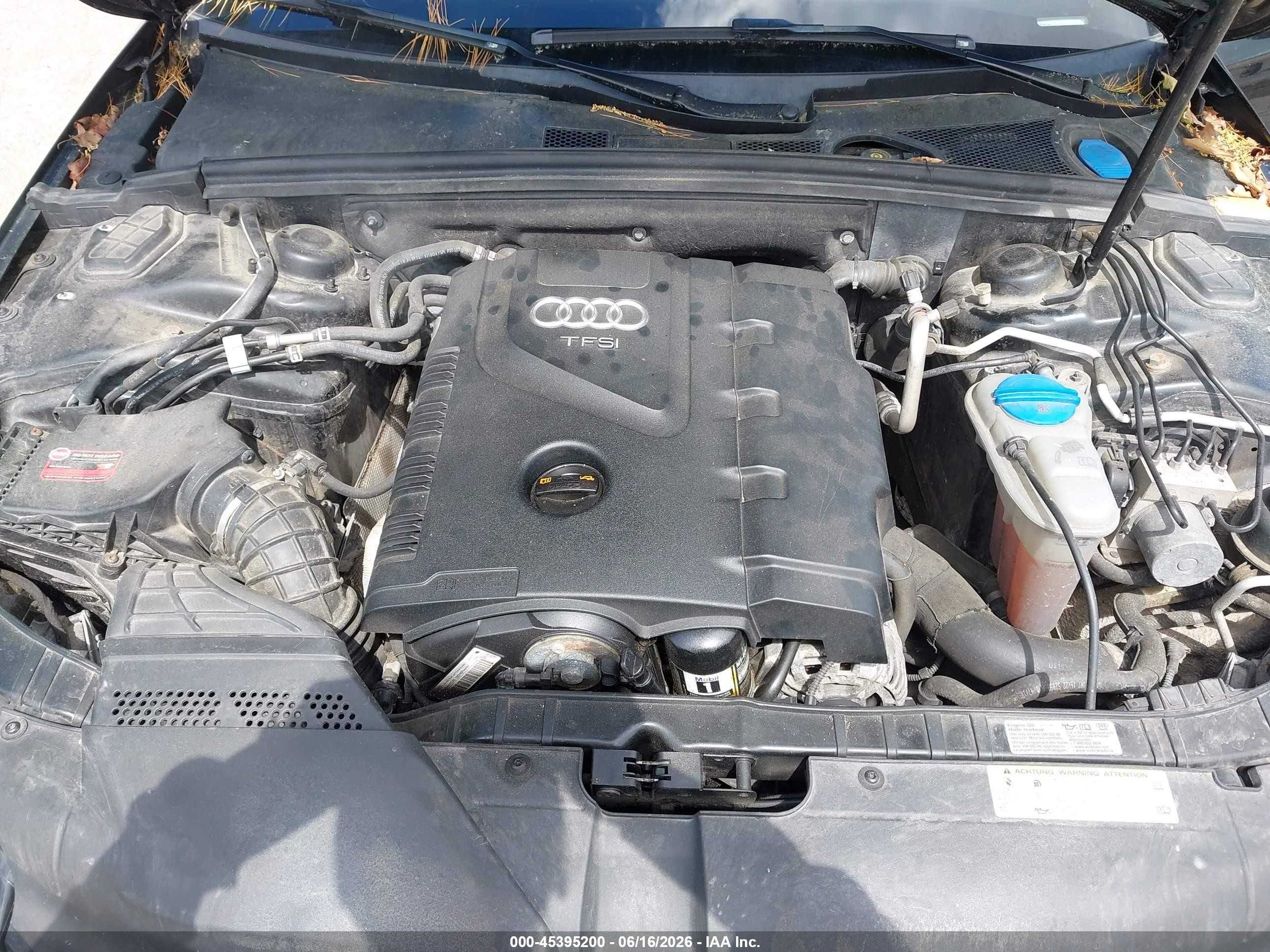2011 Audi A4 2.0t Premium Black vin: WAUFFAFL5BN038701