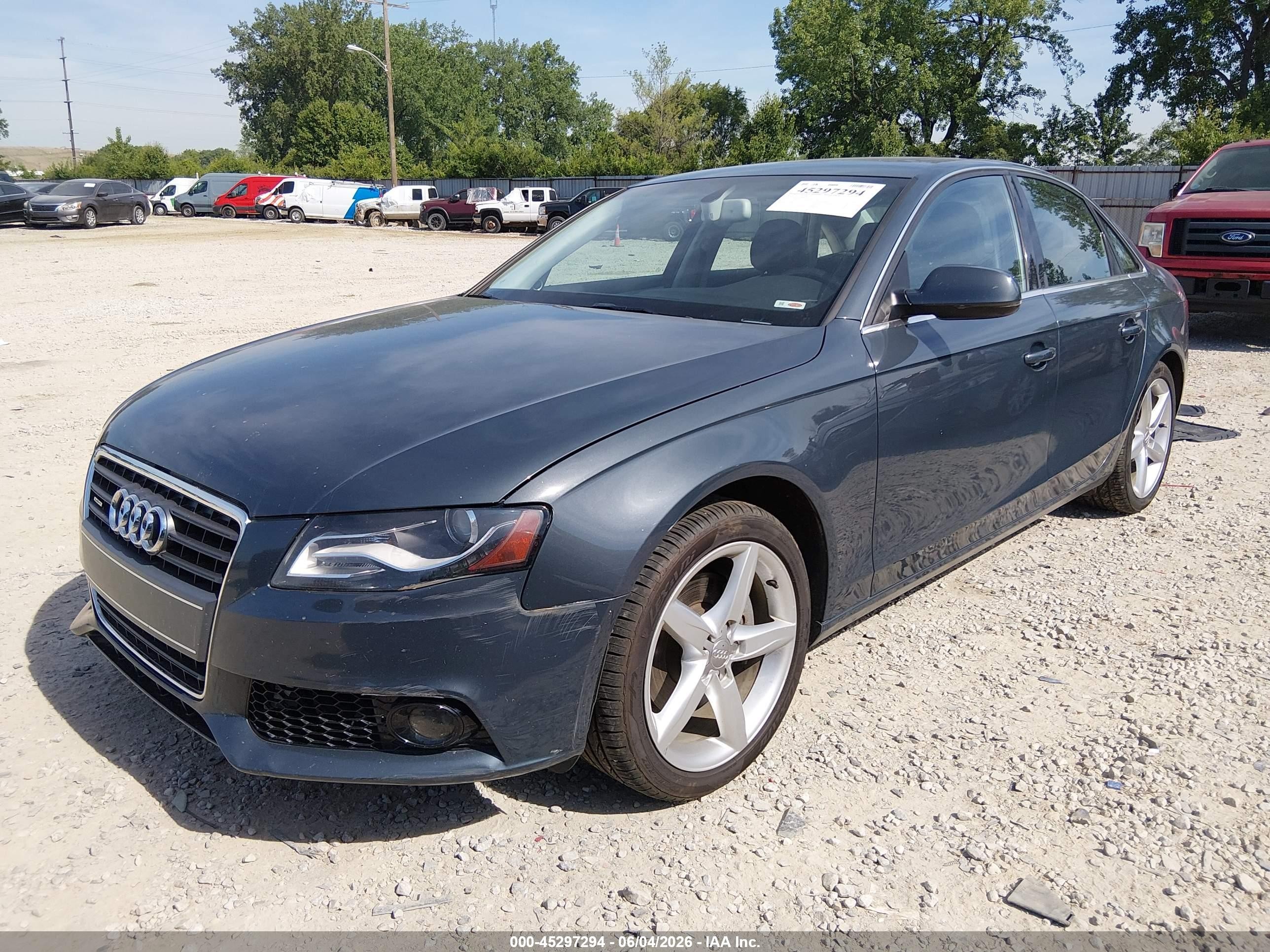 2011 Audi A4 2.0t Premium Light Blue vin: WAUFFAFL5BN047737
