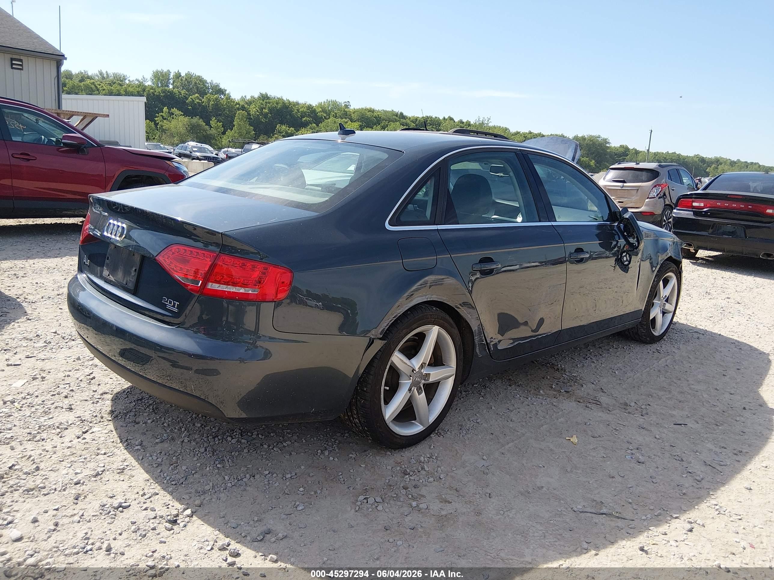 2011 Audi A4 2.0t Premium Light Blue vin: WAUFFAFL5BN047737