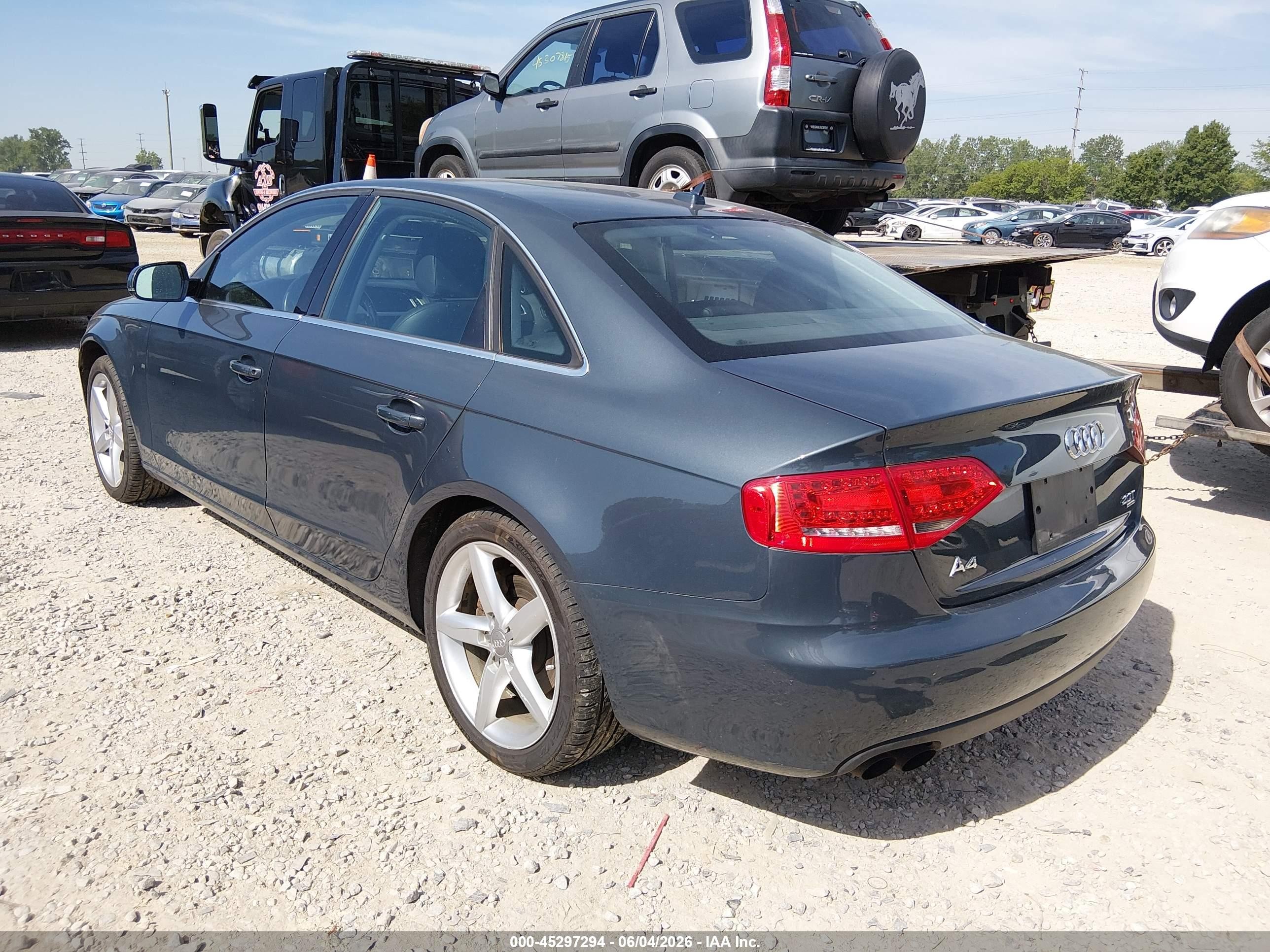 2011 Audi A4 2.0t Premium Light Blue vin: WAUFFAFL5BN047737