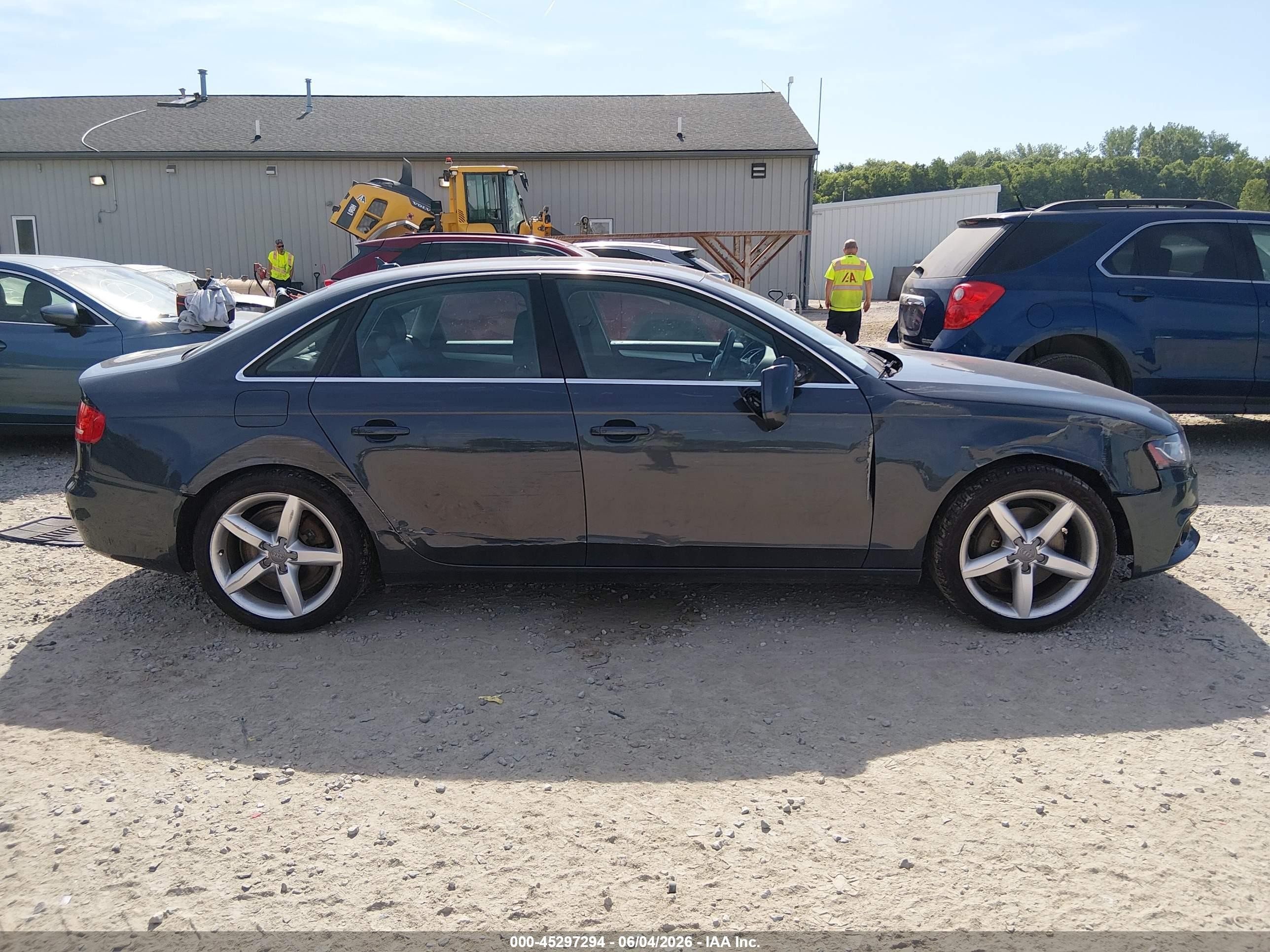 2011 Audi A4 2.0t Premium Light Blue vin: WAUFFAFL5BN047737