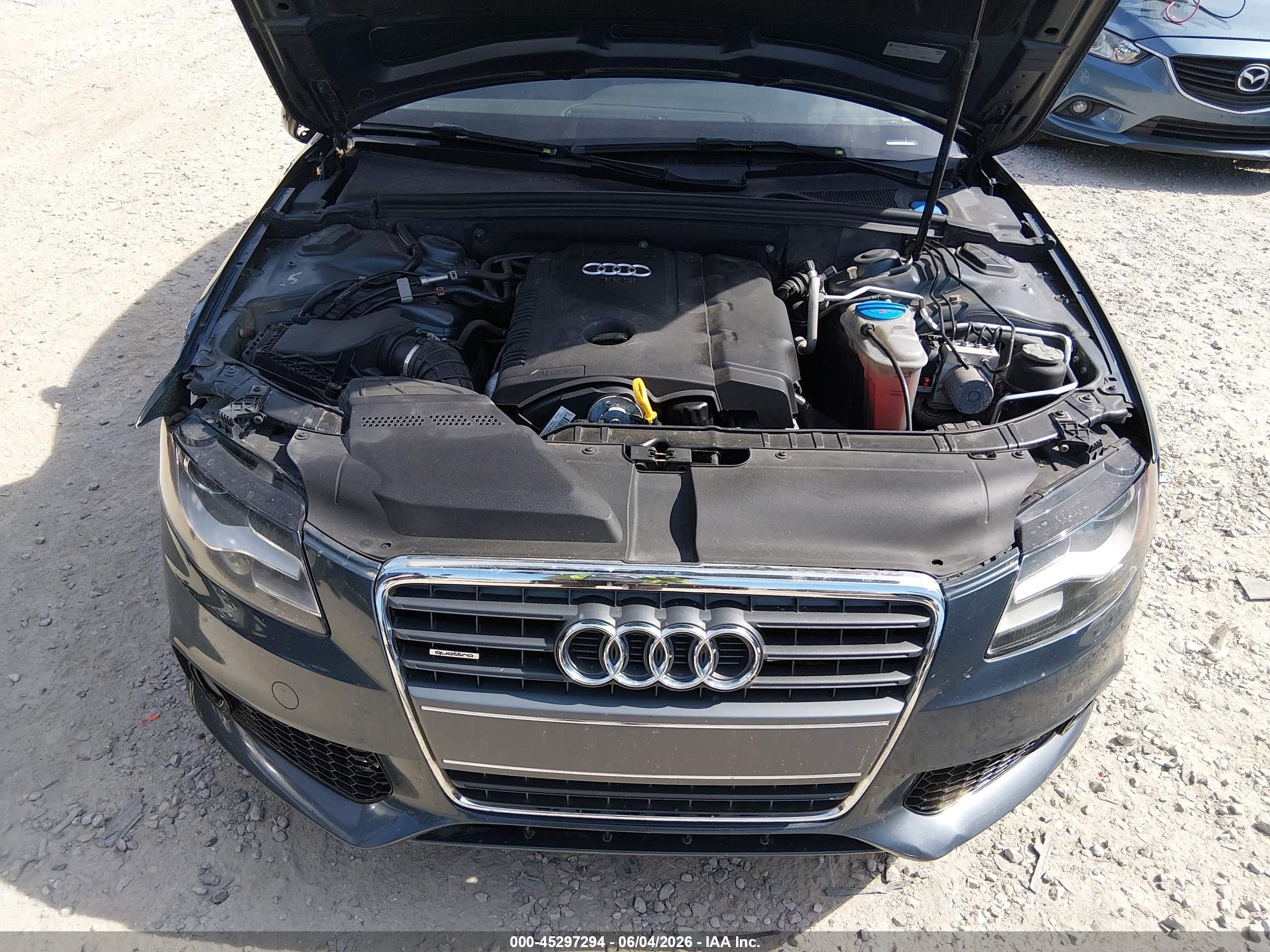 2011 Audi A4 2.0t Premium Light Blue vin: WAUFFAFL5BN047737