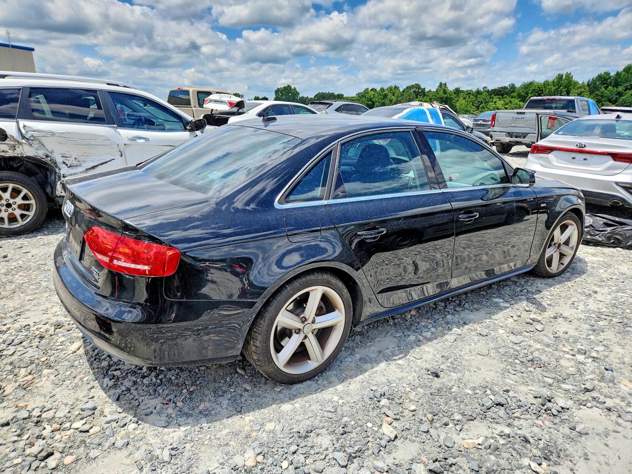 2012 Audi A4 Premium Plus Black vin: WAUFFAFL5CA045060