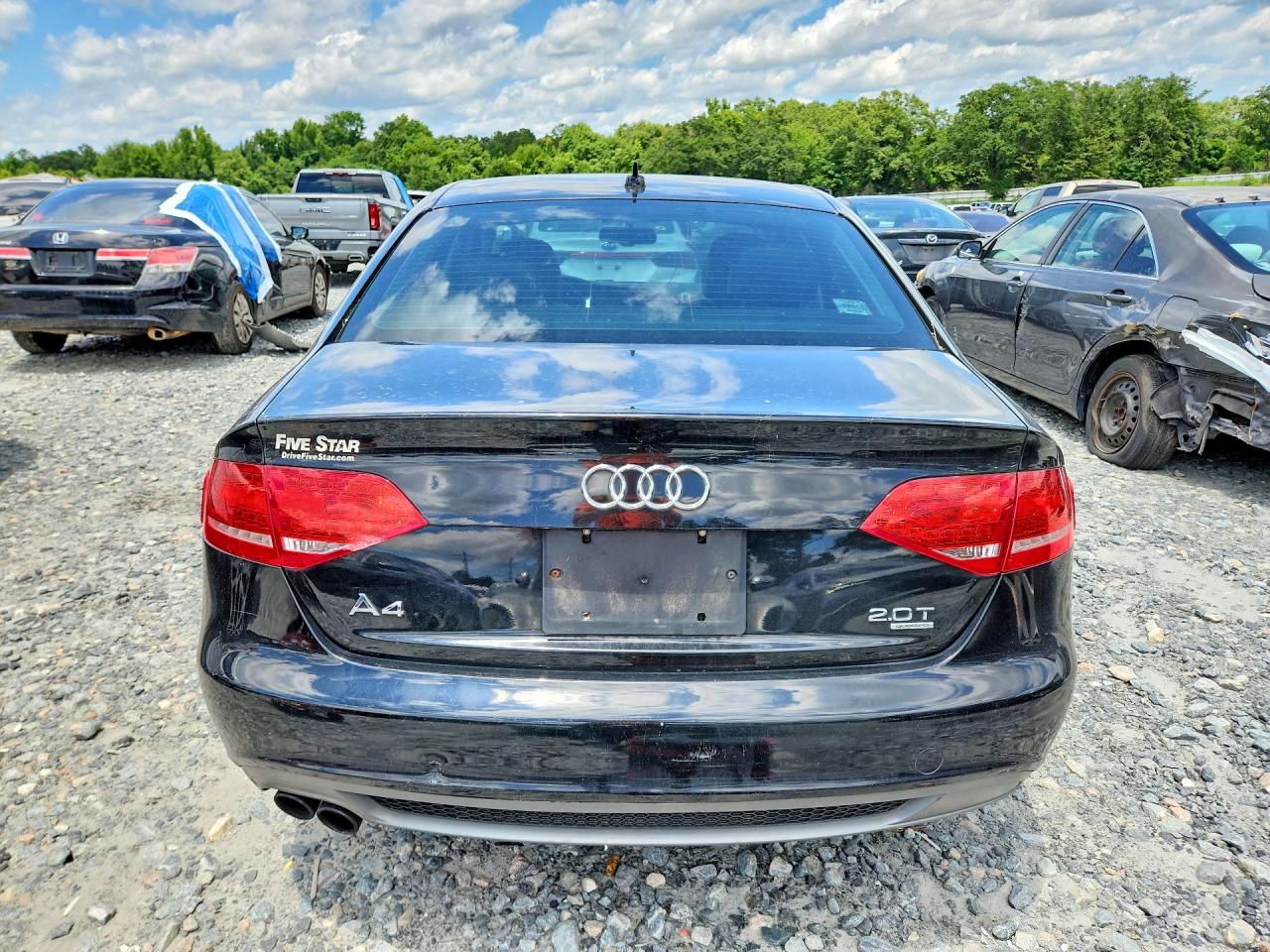 2012 Audi A4 Premium Plus Black vin: WAUFFAFL5CA045060