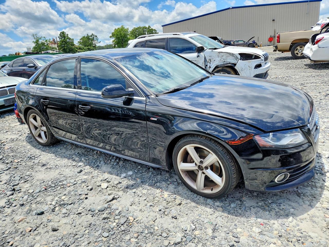 2012 Audi A4 Premium Plus Black vin: WAUFFAFL5CA045060