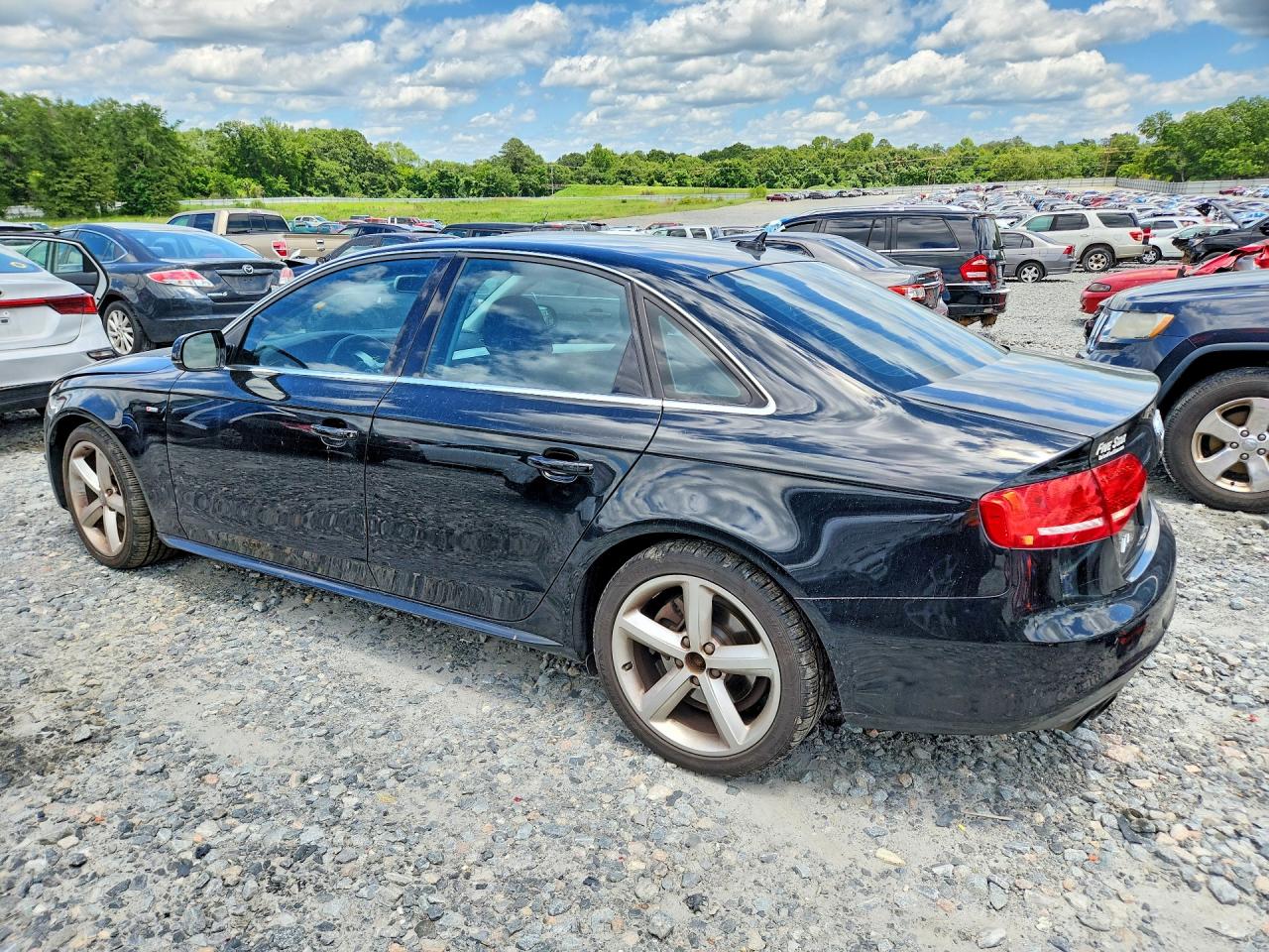 2012 Audi A4 Premium Plus Black vin: WAUFFAFL5CA045060