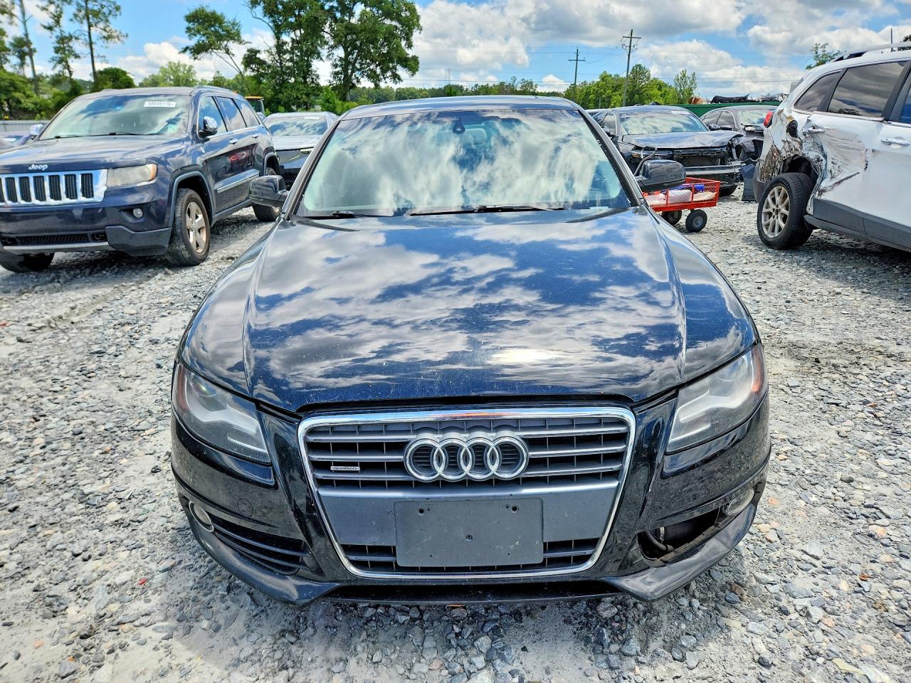 2012 Audi A4 Premium Plus Black vin: WAUFFAFL5CA045060