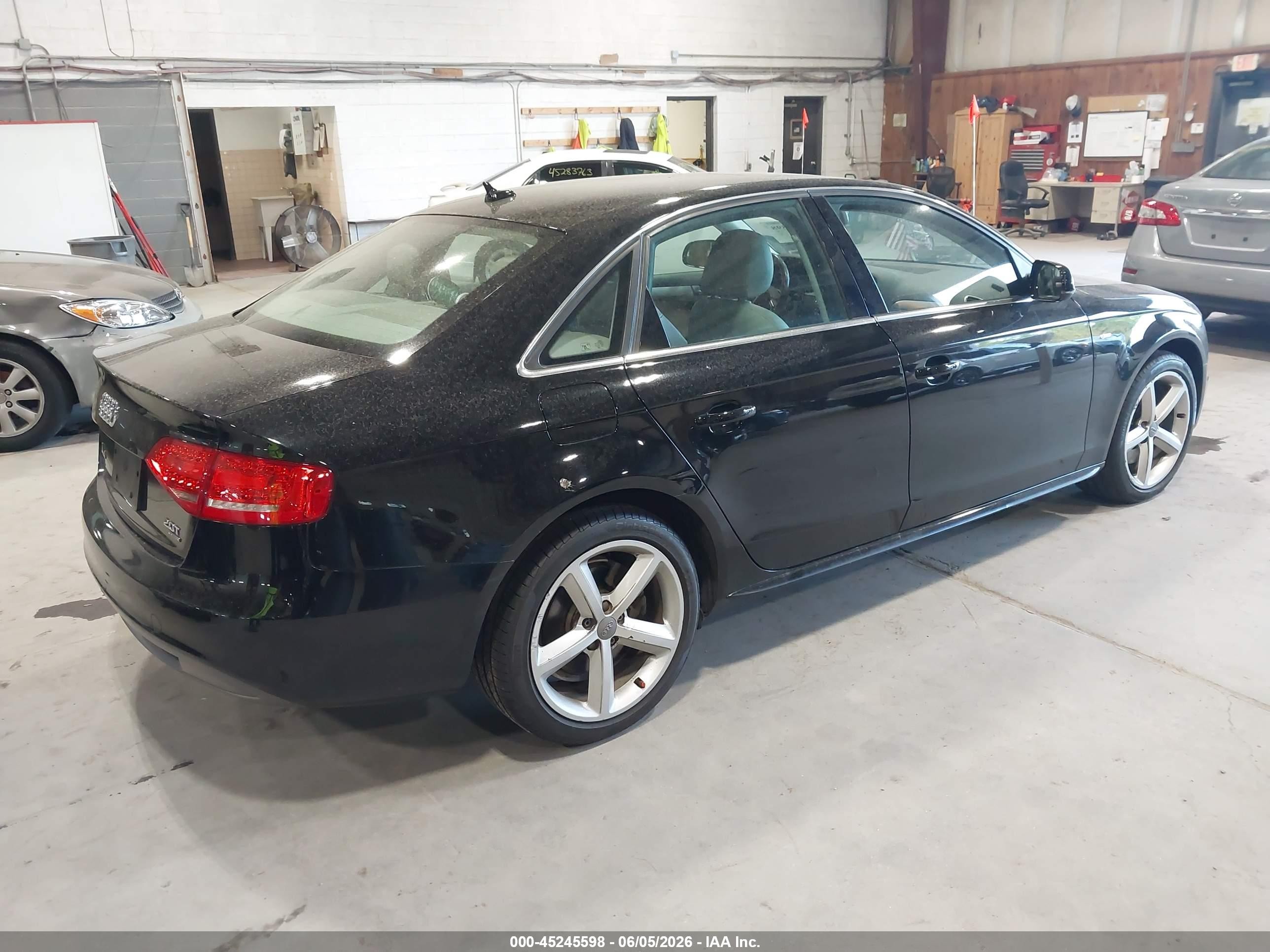 2012 Audi A4 2.0t Premium Black vin: WAUFFAFL5CN005960