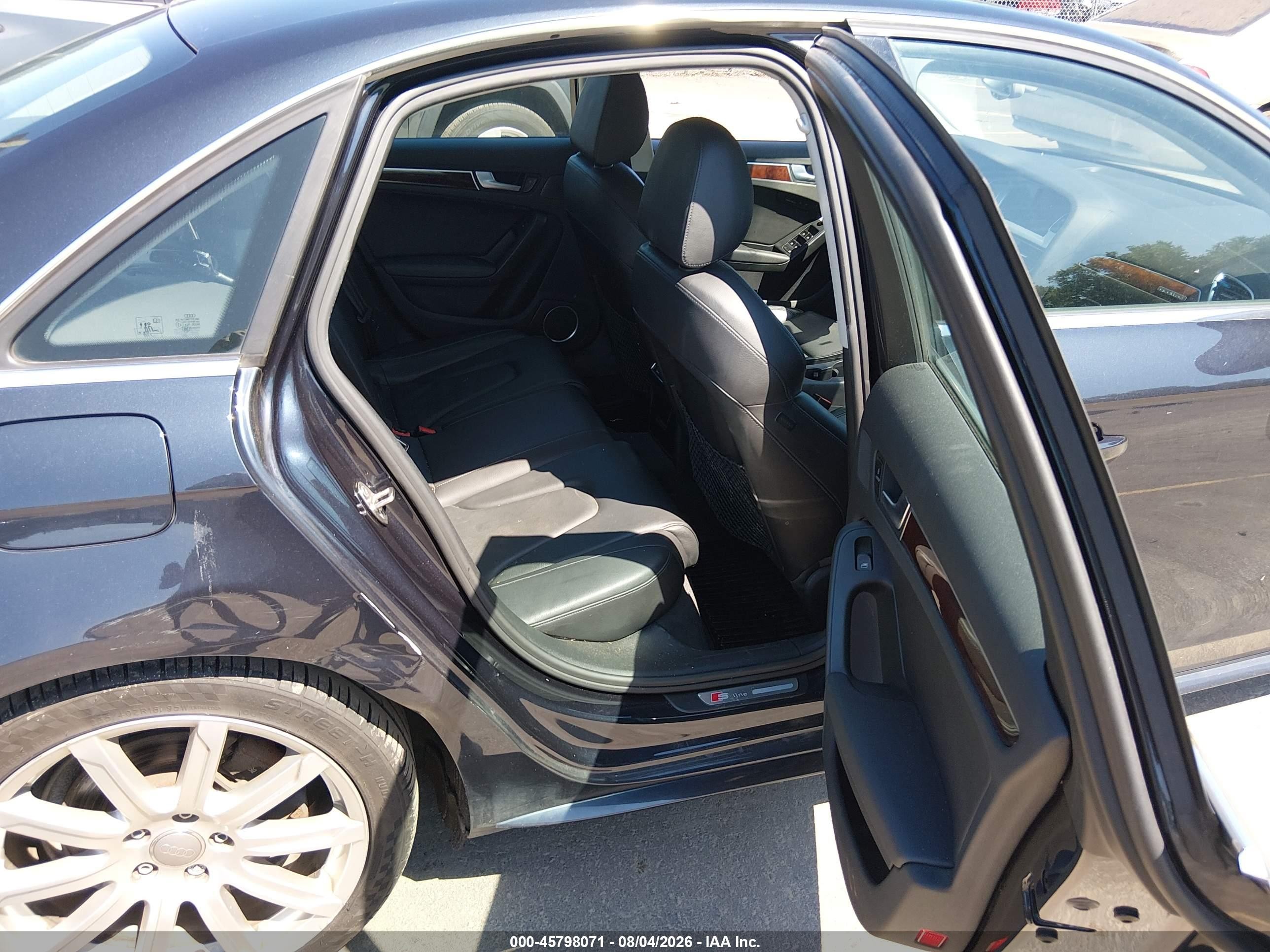 2012 Audi A4 2.0t Premium Plus Black vin: WAUFFAFL5CN006350