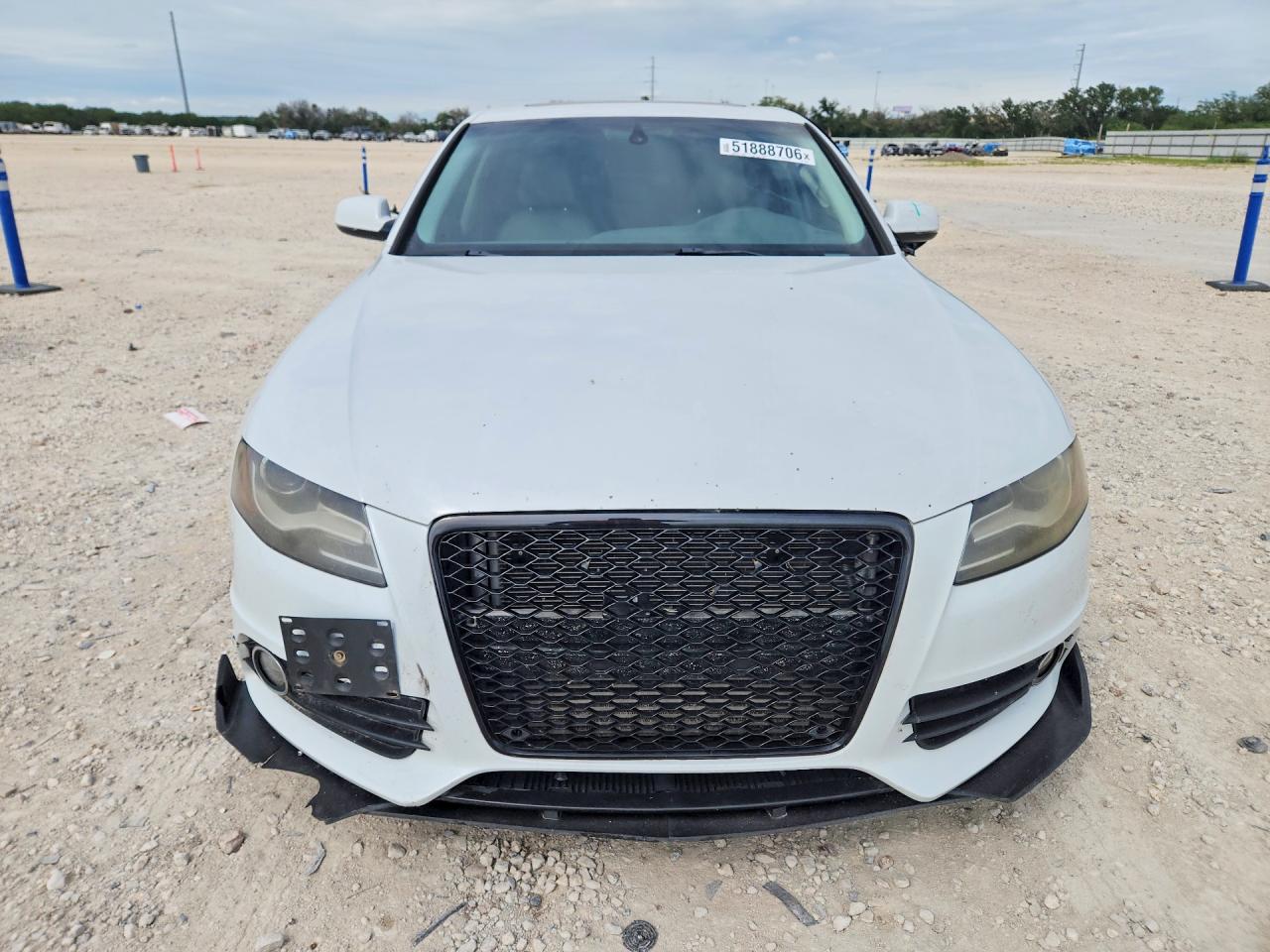 2012 Audi A4 Premium Plus White vin: WAUFFAFL5CN010768