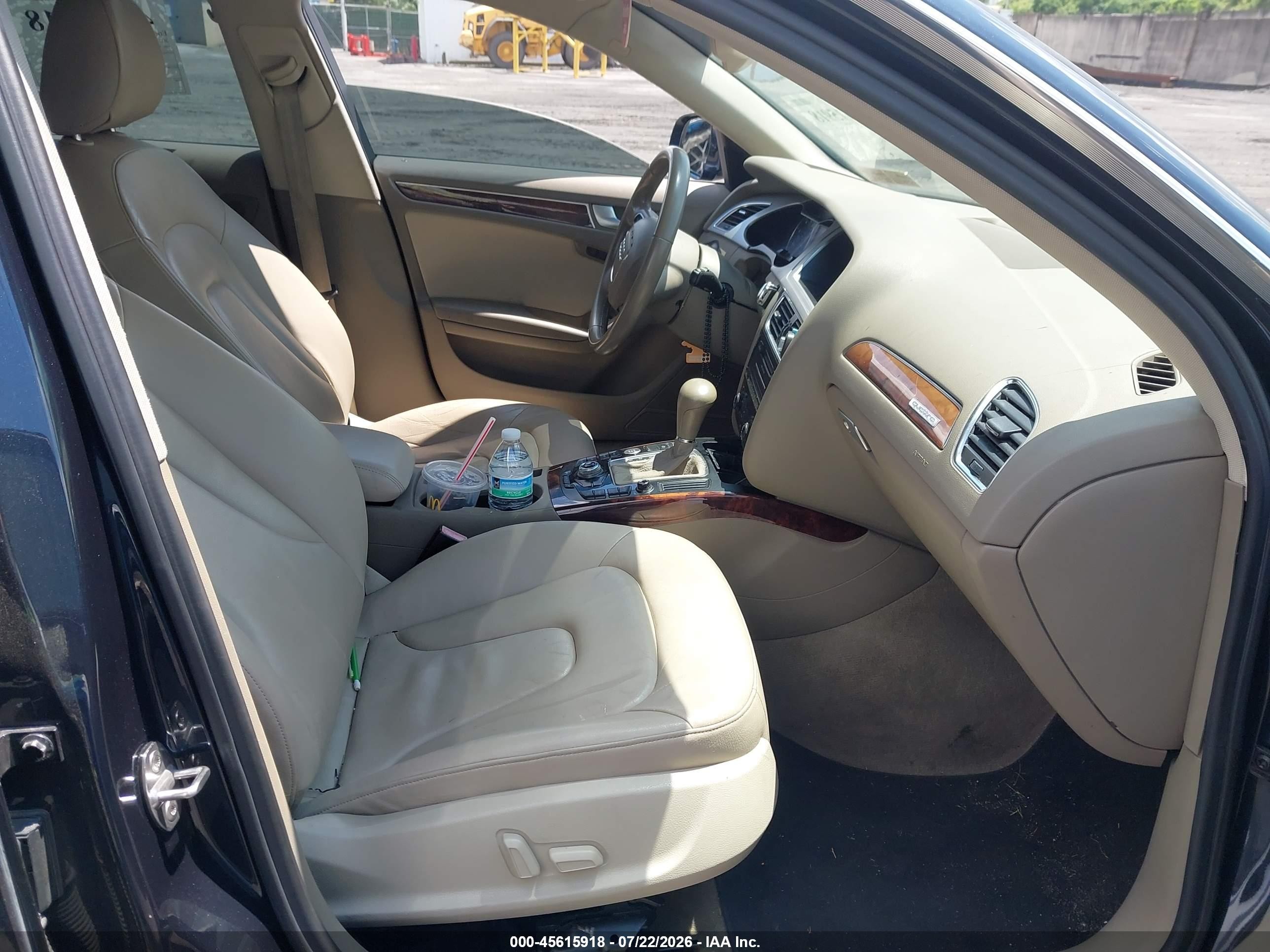 2012 Audi A4 2.0t Premium Plus Blue vin: WAUFFAFL5CN019051
