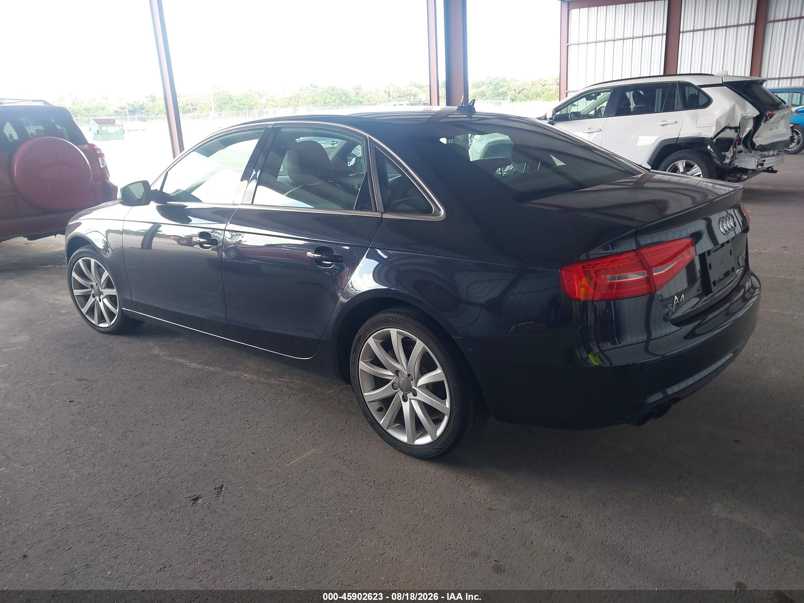 2013 Audi A4 2.0t Premium Black vin: WAUFFAFL5DN025384