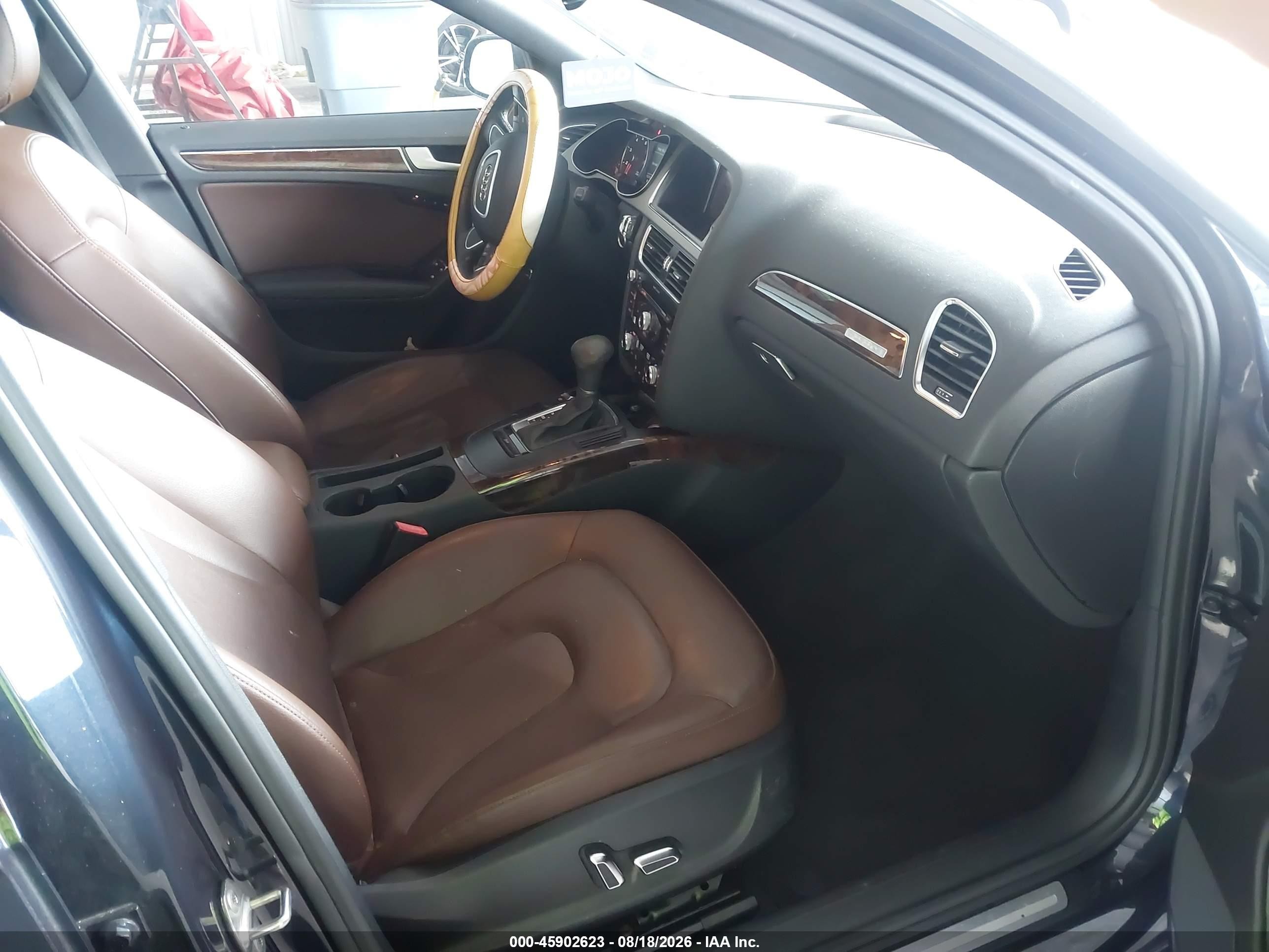 2013 Audi A4 2.0t Premium Black vin: WAUFFAFL5DN025384