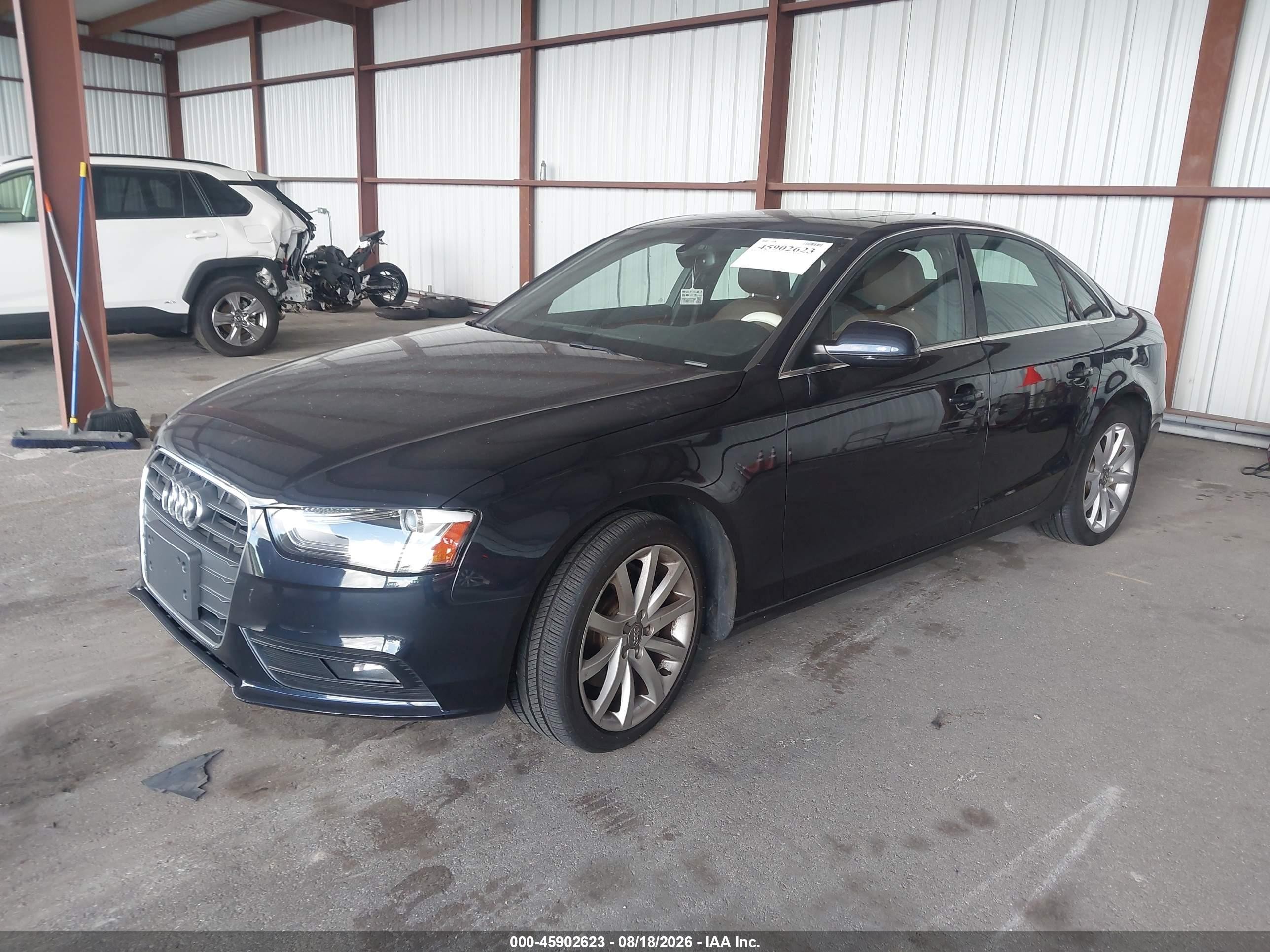 2013 Audi A4 2.0t Premium Black vin: WAUFFAFL5DN025384