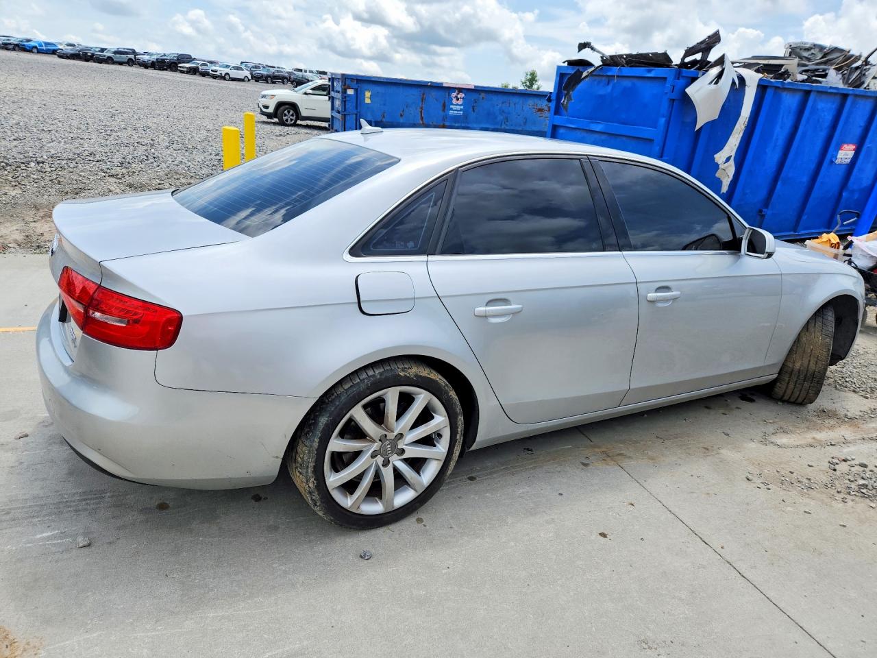 2013 Audi A4 Premium Plus Silver vin: WAUFFAFL5DN026695