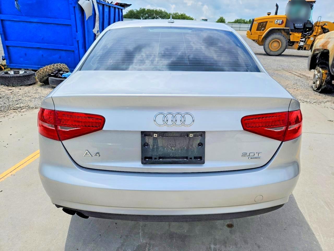 2013 Audi A4 Premium Plus Silver vin: WAUFFAFL5DN026695