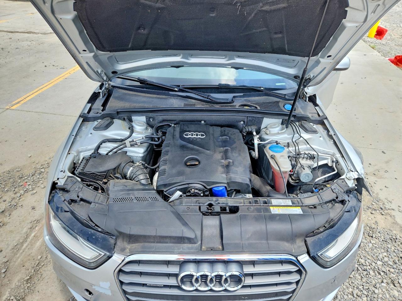 2013 Audi A4 Premium Plus Silver vin: WAUFFAFL5DN026695