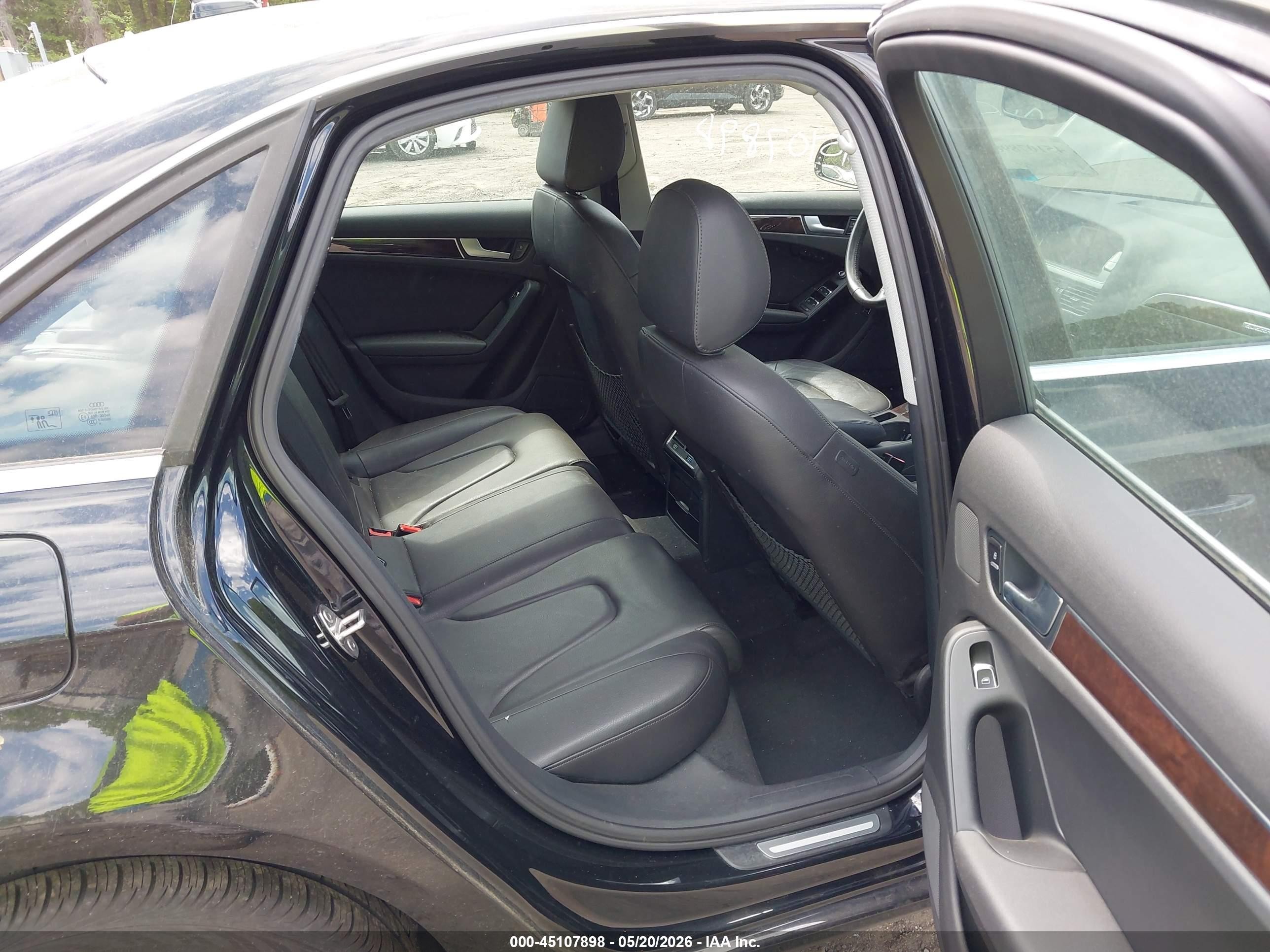 2013 Audi A4 2.0t Premium Black vin: WAUFFAFL5DN038023