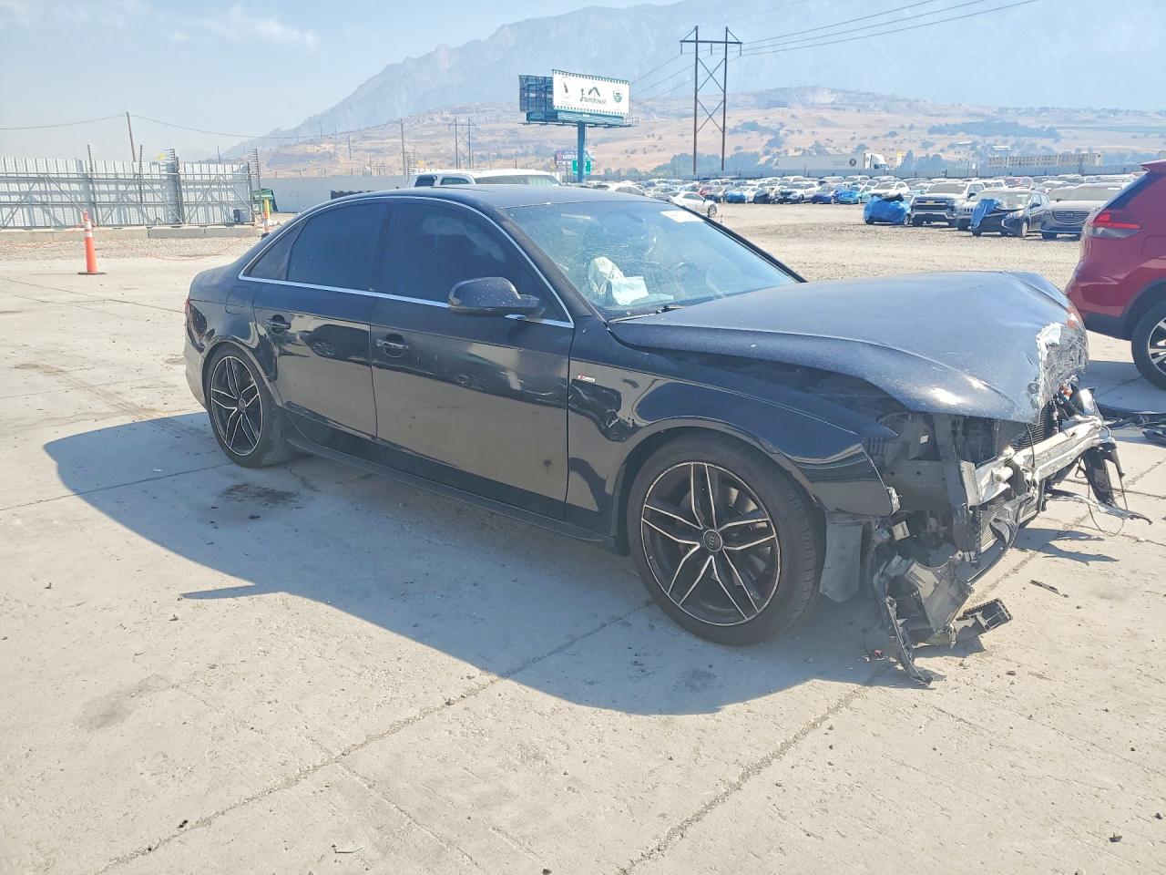 2014 Audi A4 Premium Plus Black vin: WAUFFAFL5EA092026