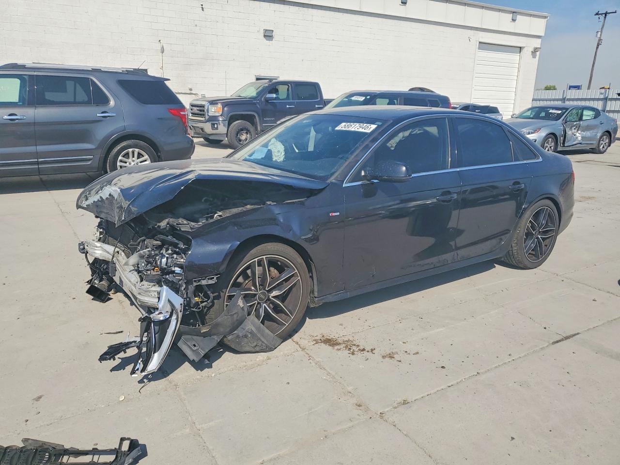 2014 Audi A4 Premium Plus Black vin: WAUFFAFL5EA092026