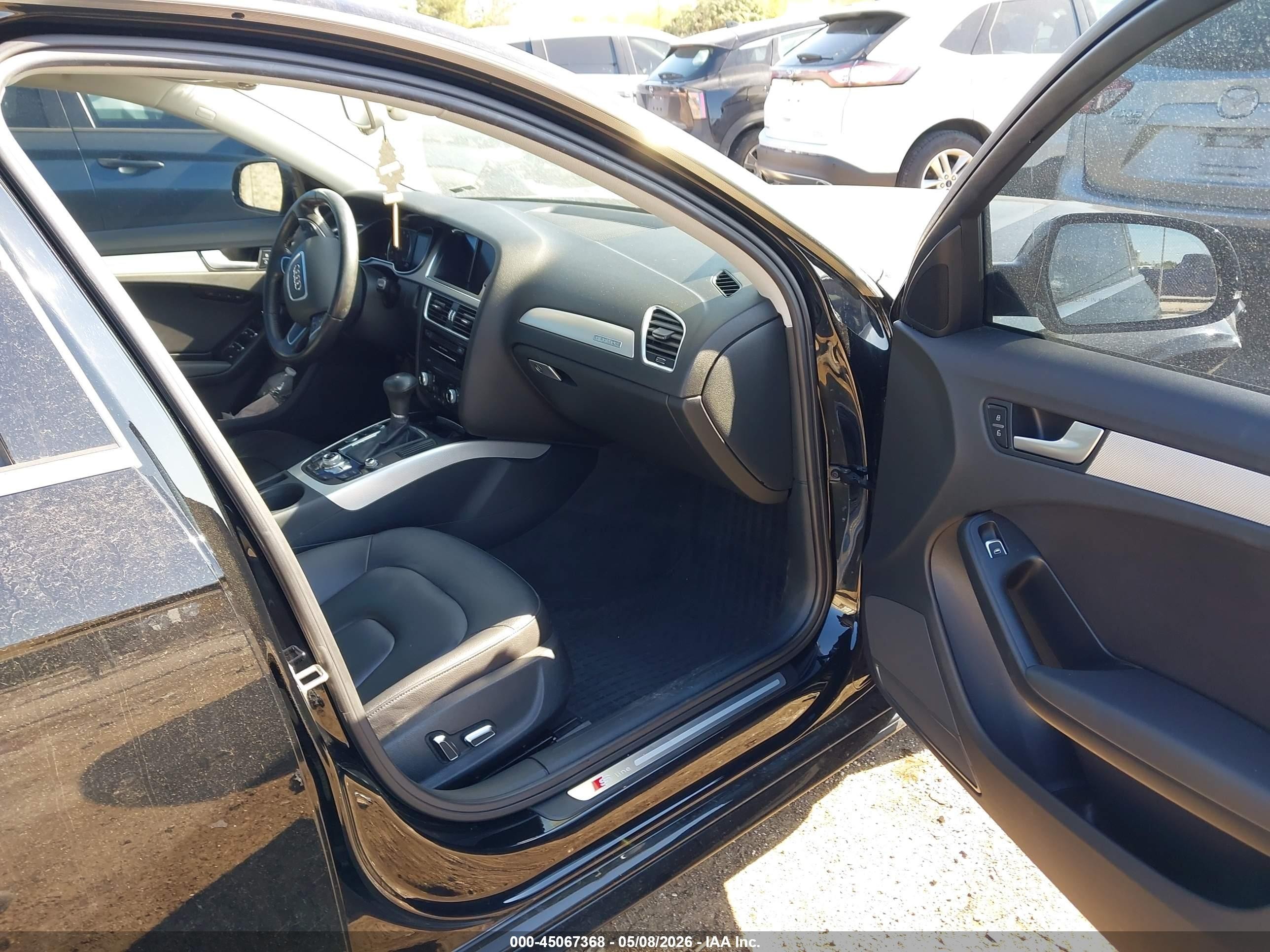 2014 Audi A4 2.0t Premium Черный vin: WAUFFAFL5EN022132