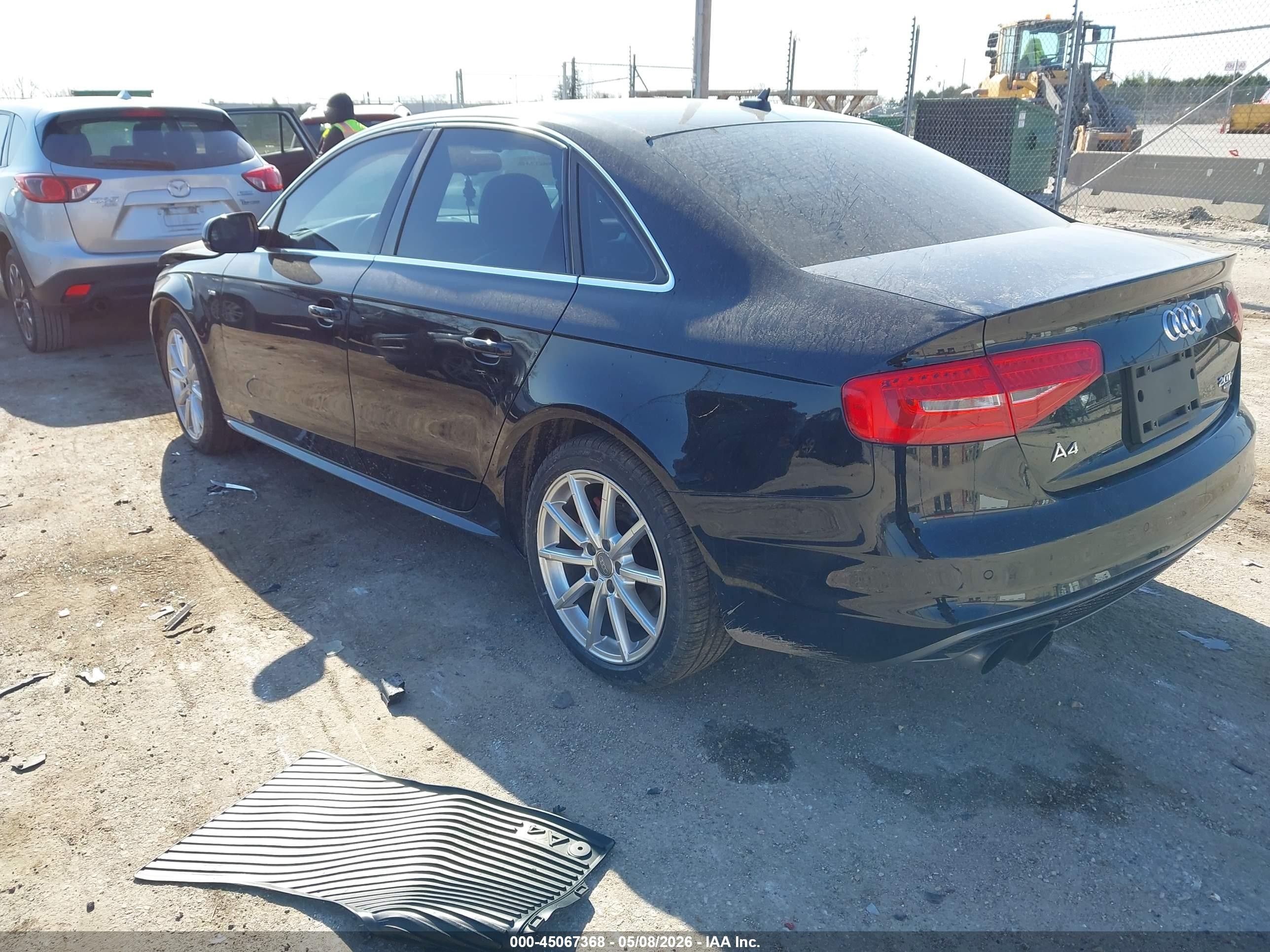 2014 Audi A4 2.0t Premium Черный vin: WAUFFAFL5EN022132