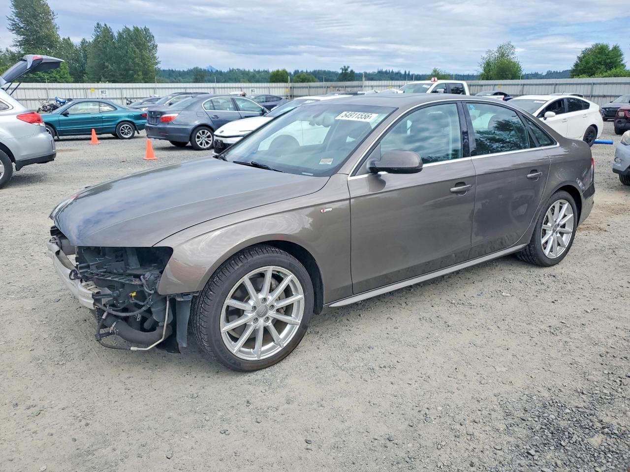 2014 Audi A4 Premium Plus Gray vin: WAUFFAFL5EN024236
