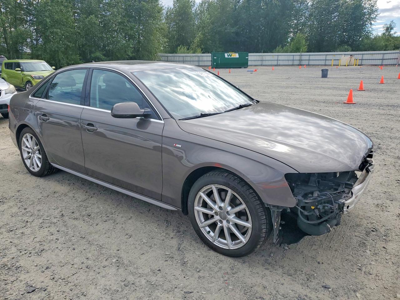 2014 Audi A4 Premium Plus Серый vin: WAUFFAFL5EN024236