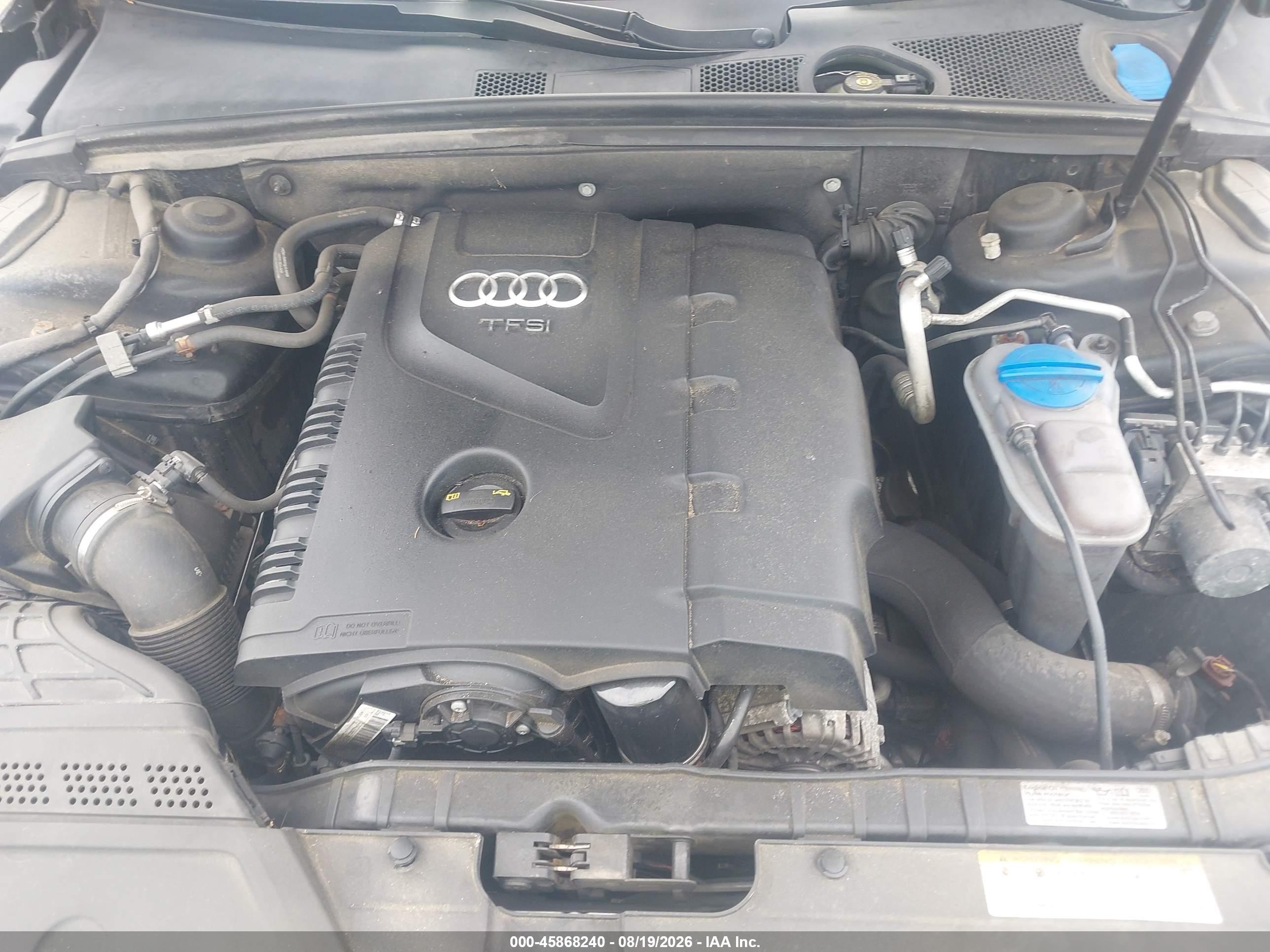 2014 Audi A4 2.0t Premium Черный vin: WAUFFAFL5EN032093