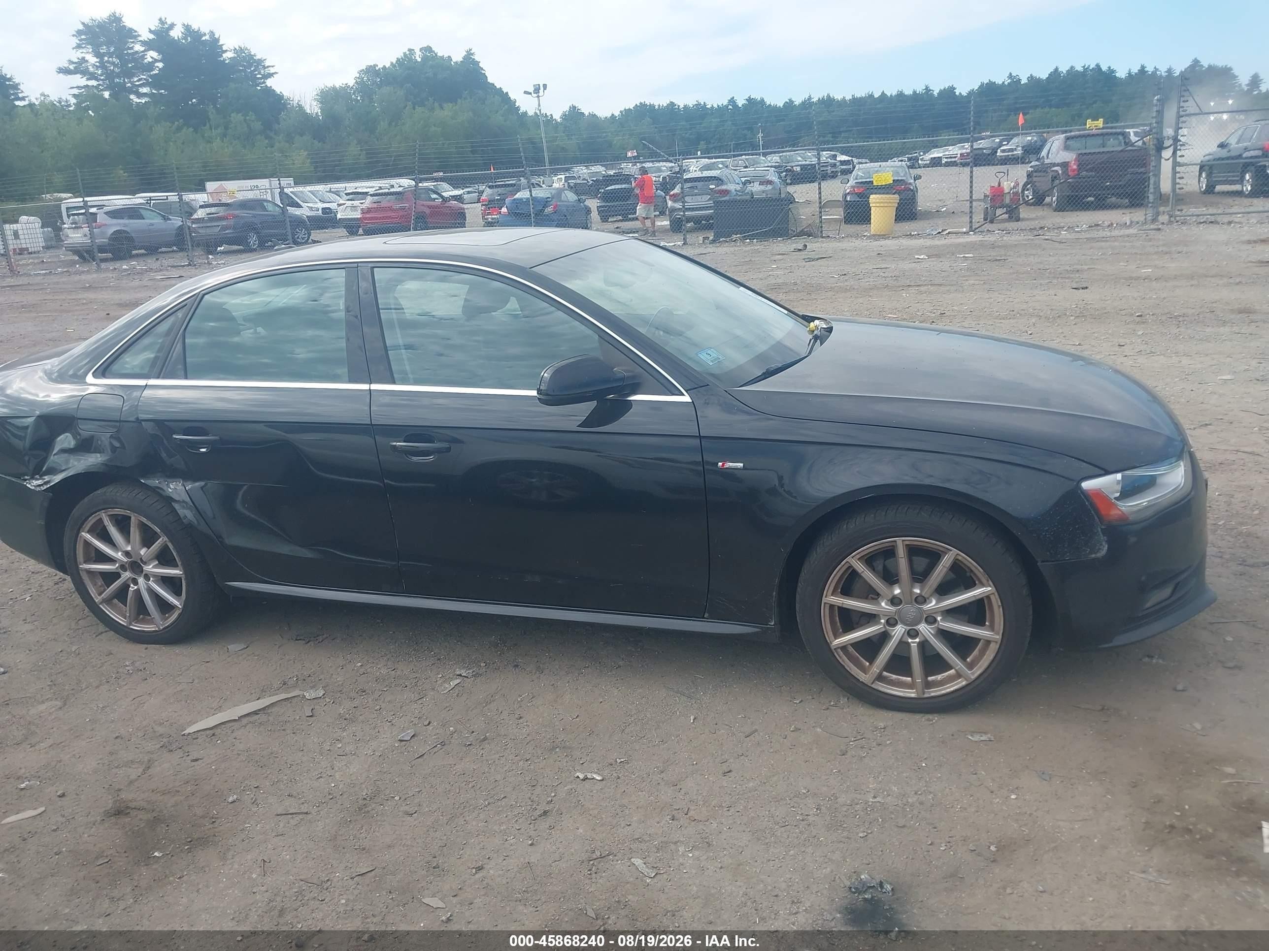 2014 Audi A4 2.0t Premium Черный vin: WAUFFAFL5EN032093