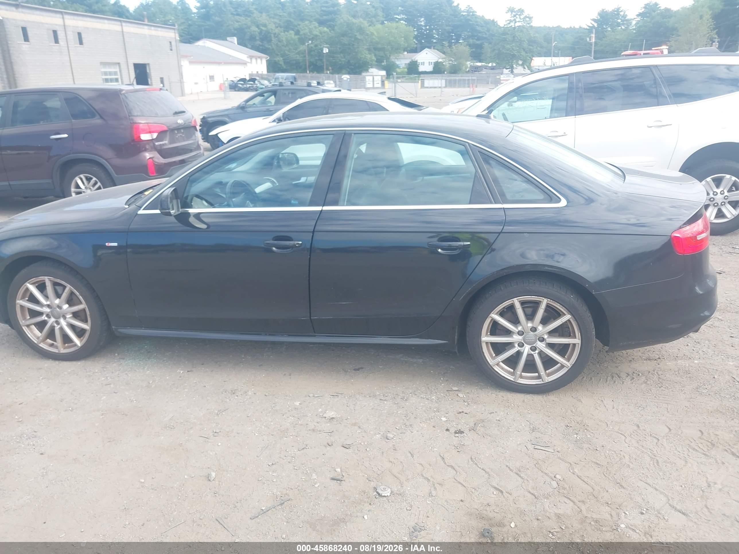 2014 Audi A4 2.0t Premium Черный vin: WAUFFAFL5EN032093
