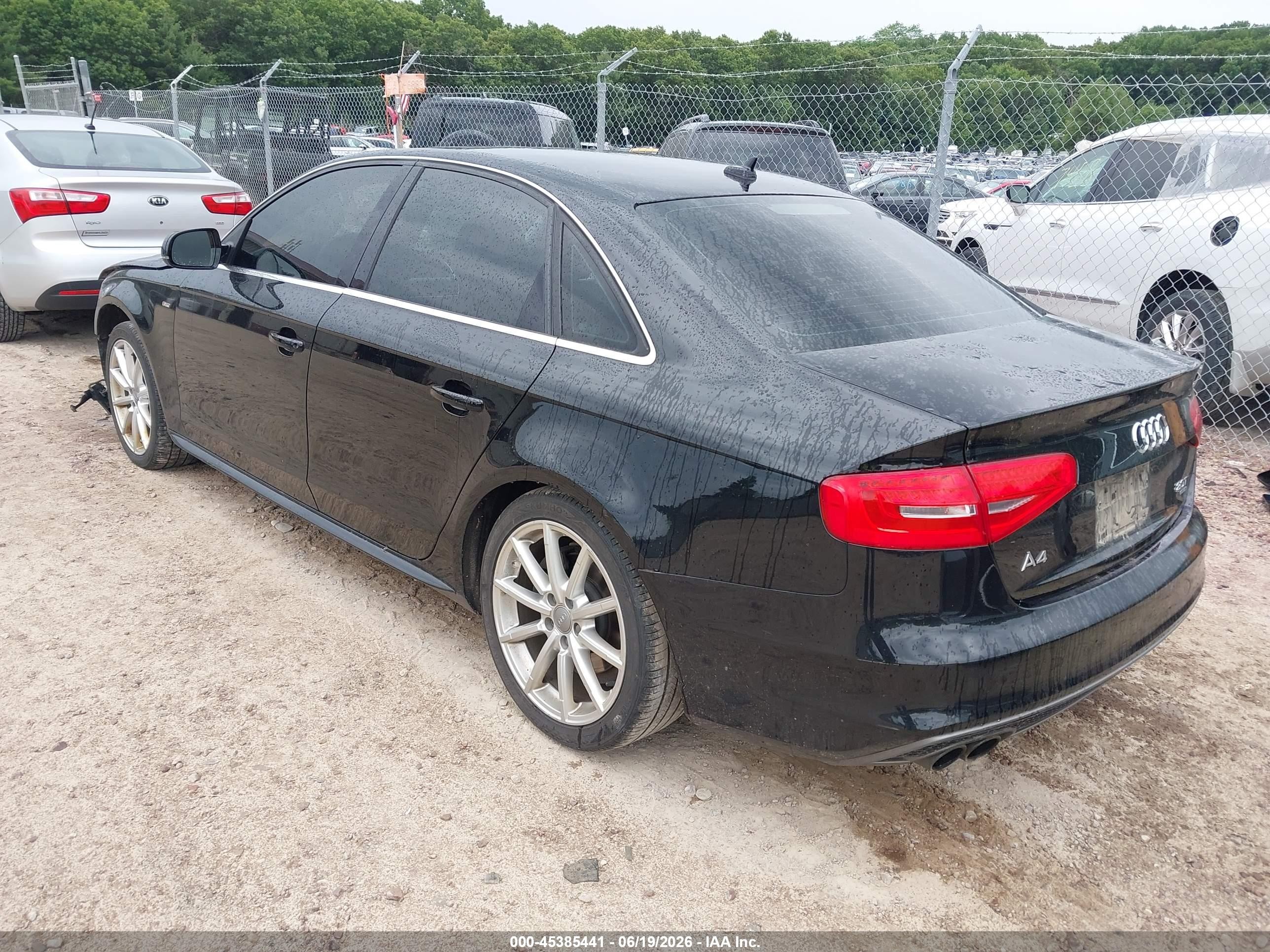 2014 Audi A4 2.0t Premium Black vin: WAUFFAFL5EN034717