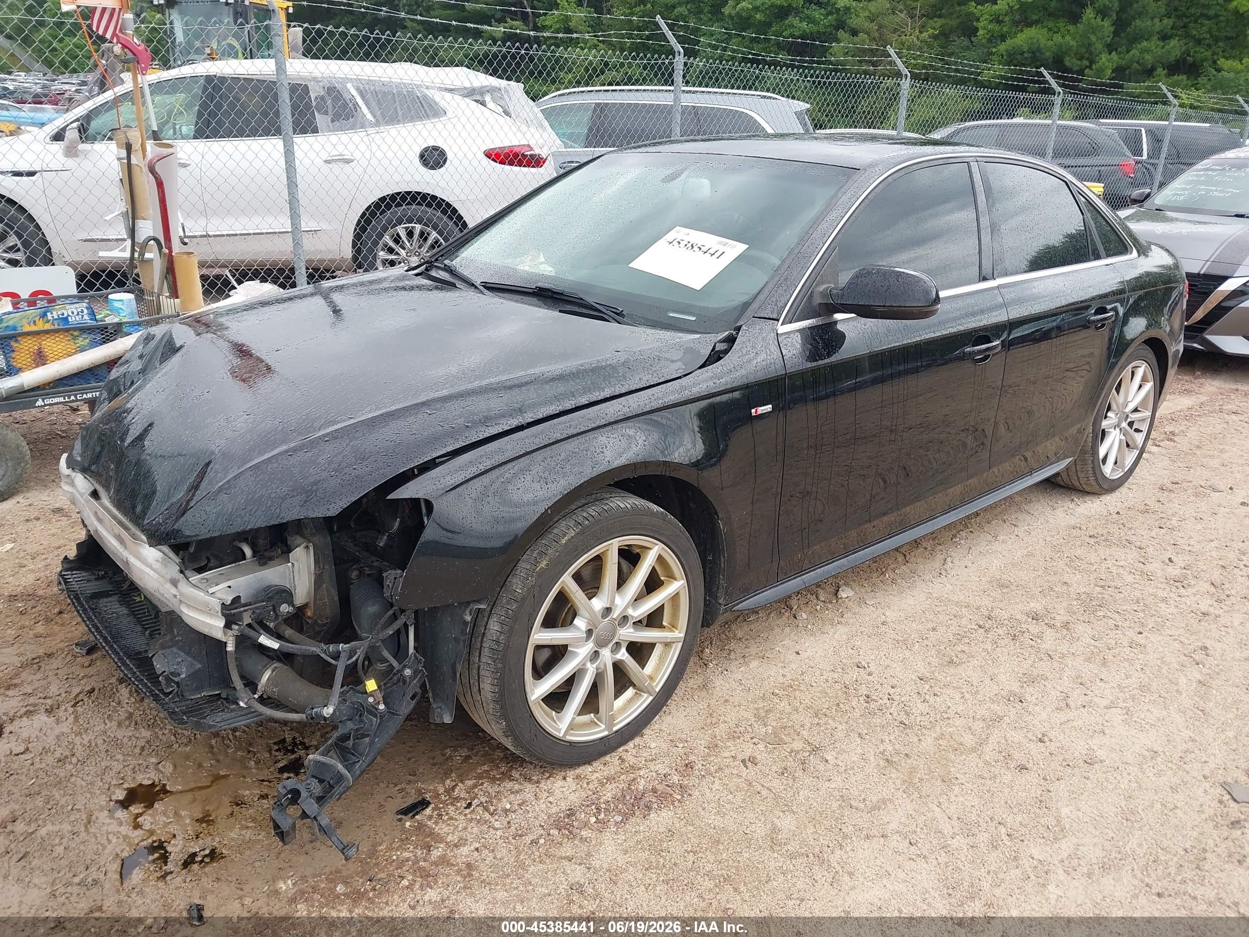2014 Audi A4 2.0t Premium Black vin: WAUFFAFL5EN034717