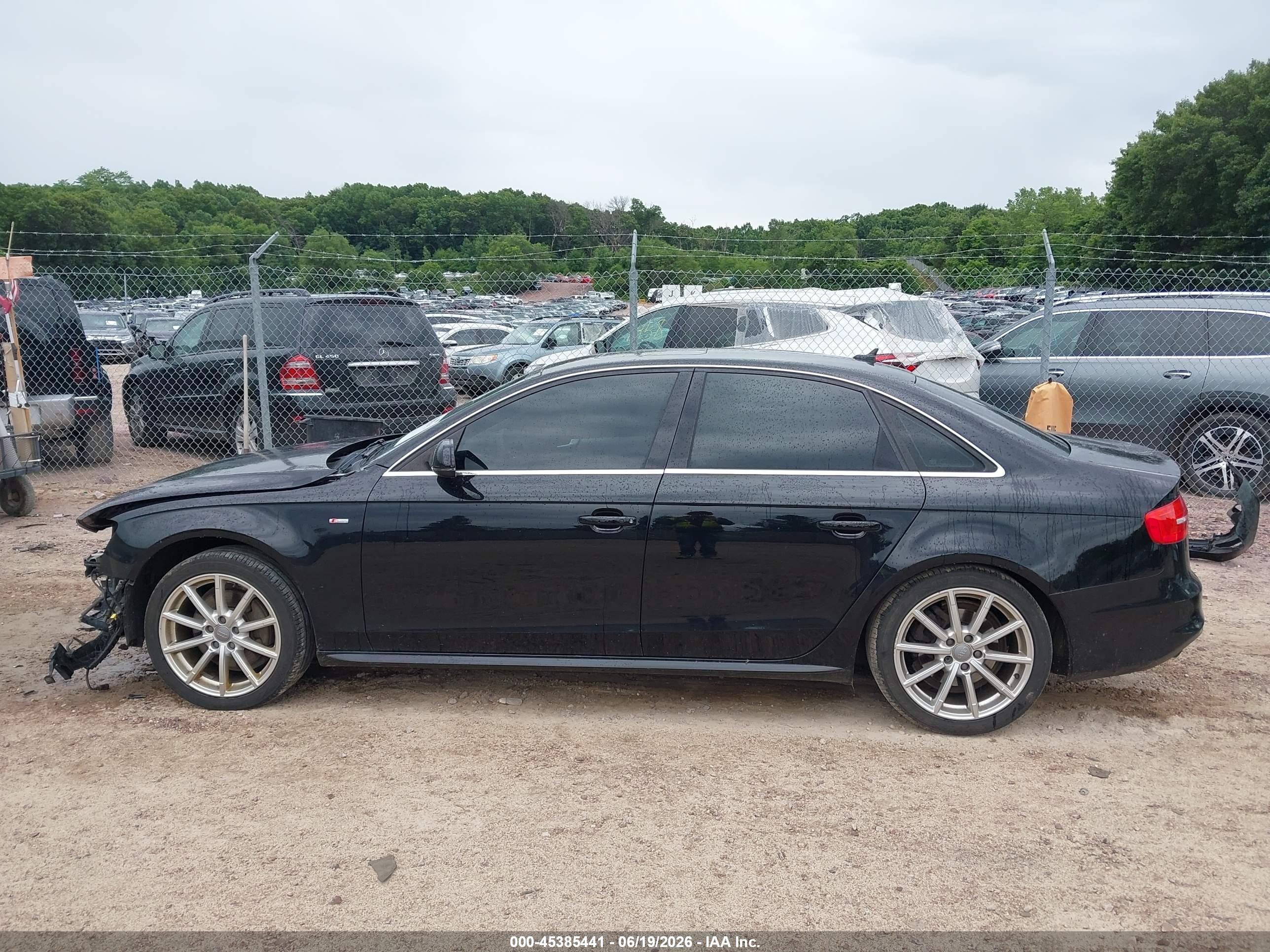 2014 Audi A4 2.0t Premium Black vin: WAUFFAFL5EN034717