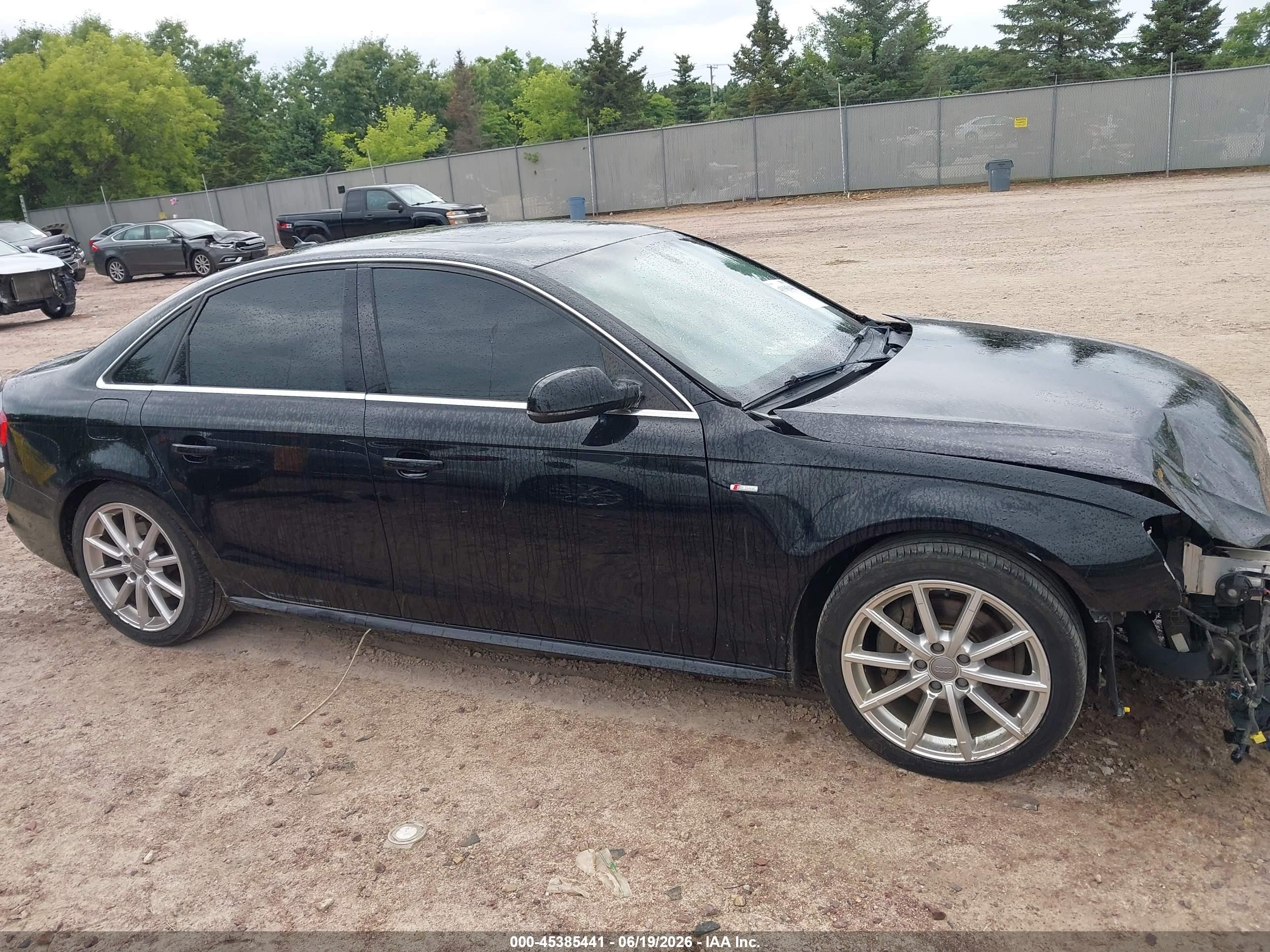 2014 Audi A4 2.0t Premium Black vin: WAUFFAFL5EN034717