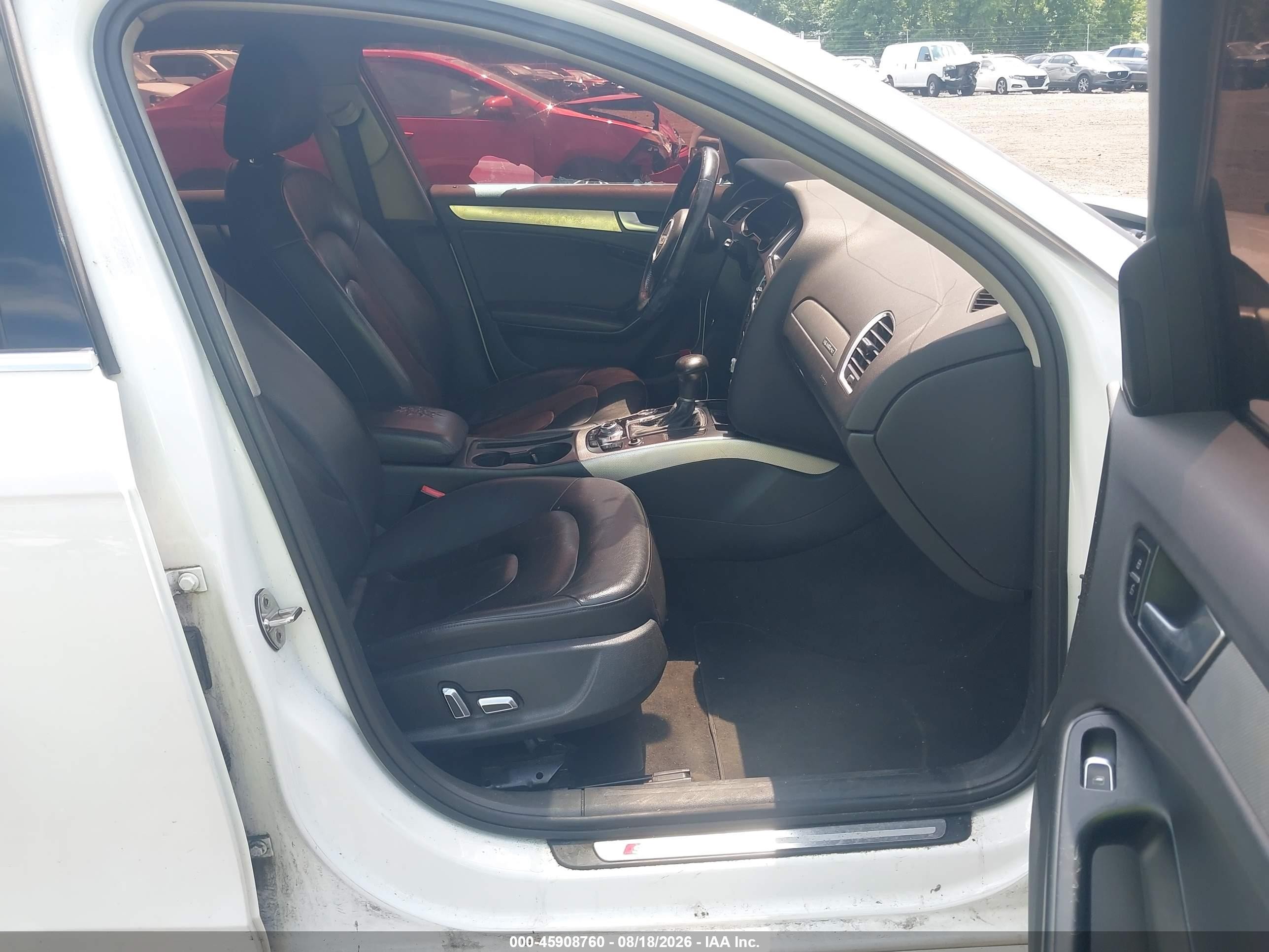 2015 Audi A4 2.0t Premium White vin: WAUFFAFL5FN002903