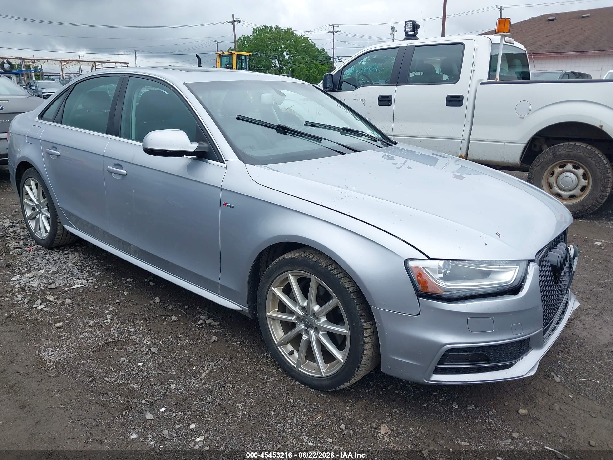 2015 Audi A4 2.0t Premium Silver vin: WAUFFAFL5FN005140