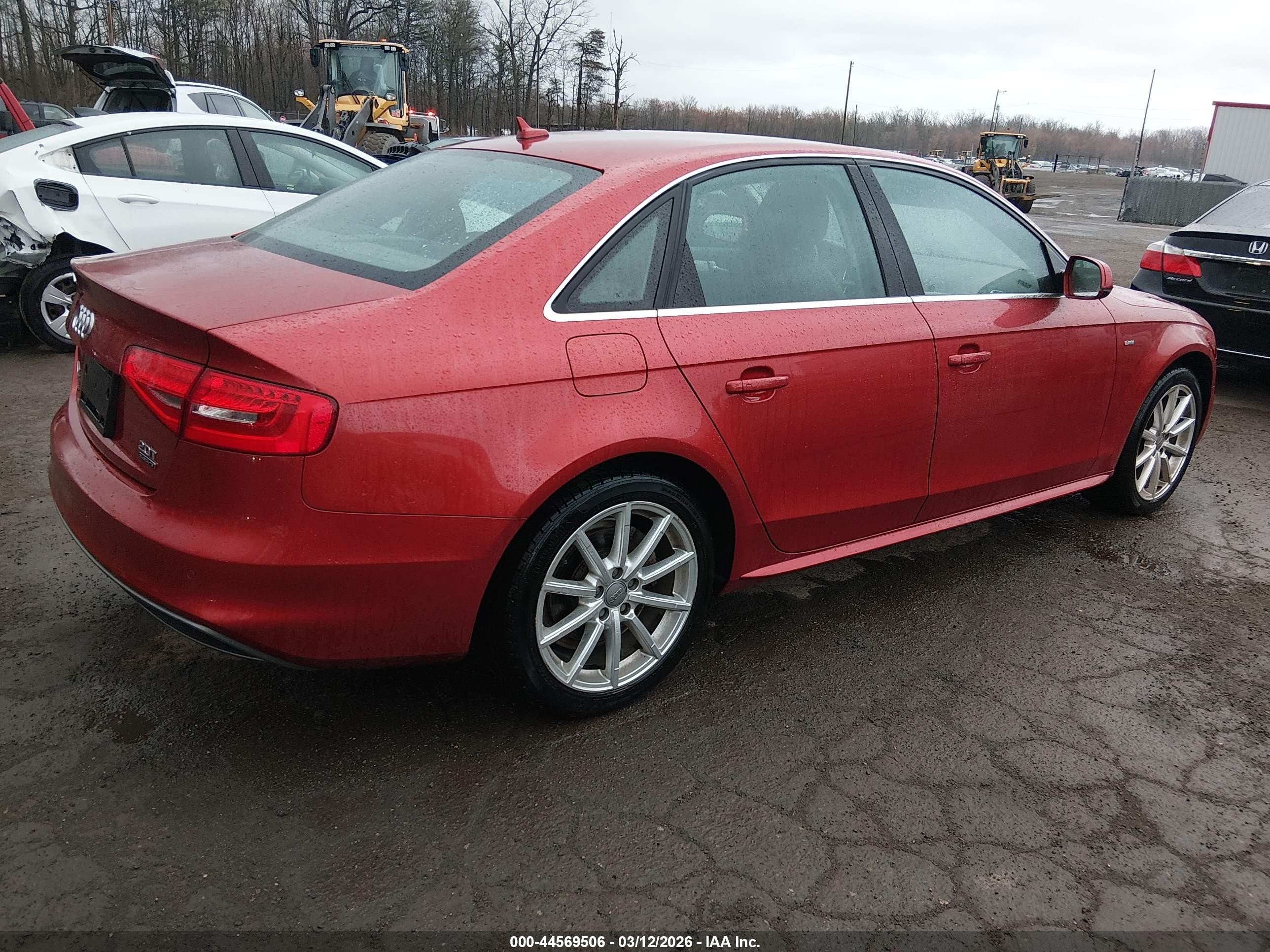 2015 Audi A4 2.0t Premium Orange vin: WAUFFAFL5FN023539