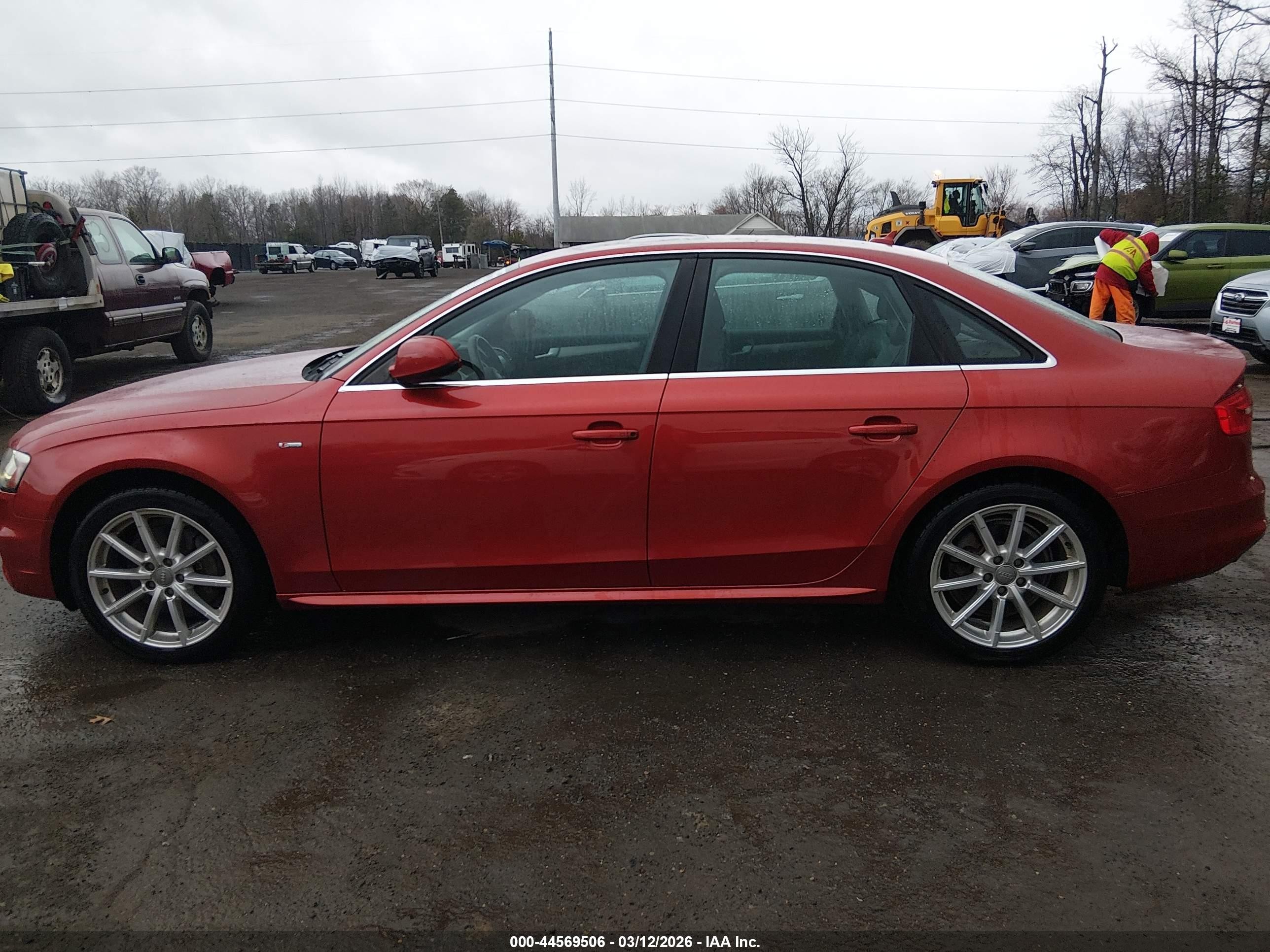 2015 Audi A4 2.0t Premium Orange vin: WAUFFAFL5FN023539