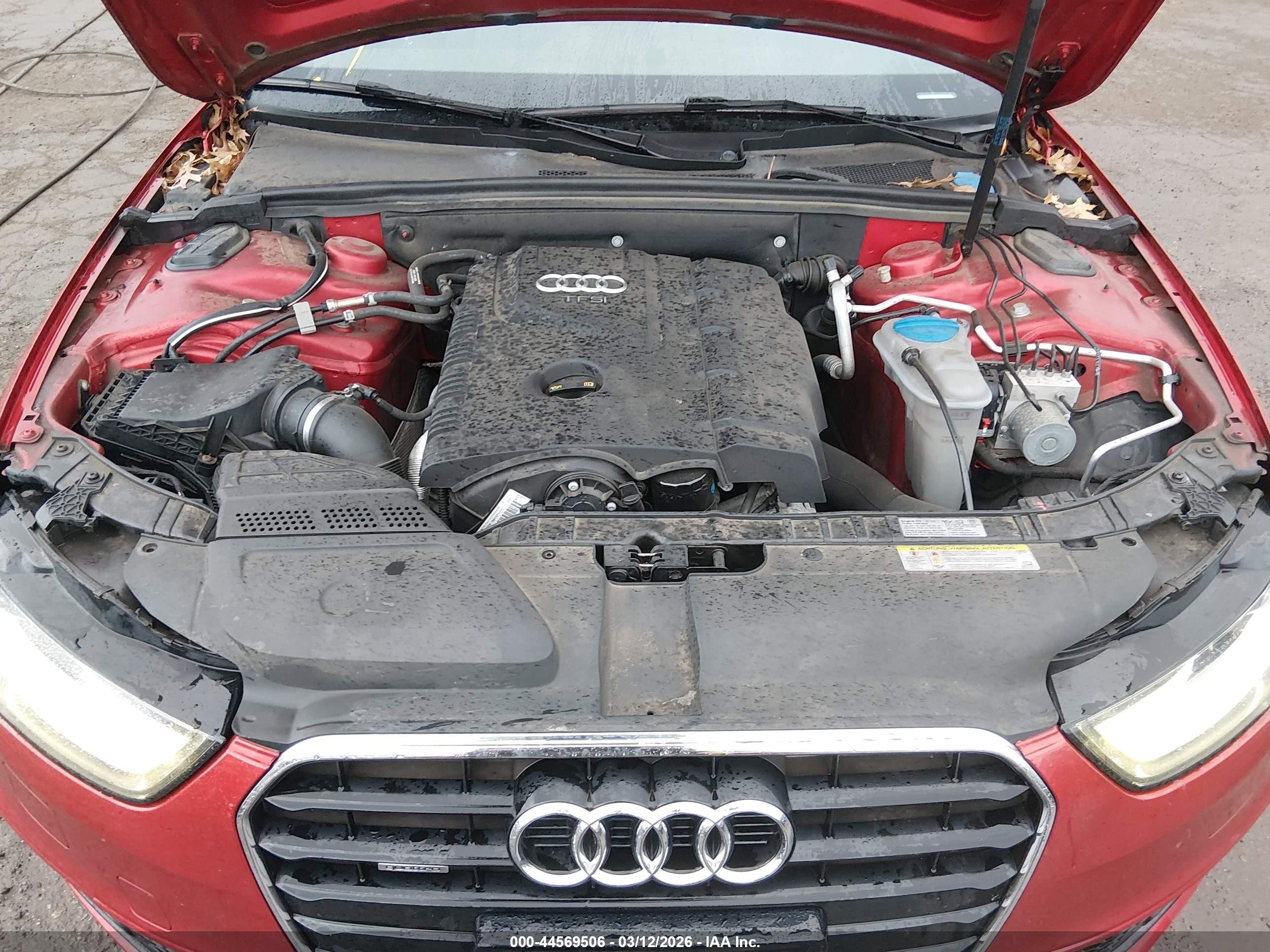 2015 Audi A4 2.0t Premium Orange vin: WAUFFAFL5FN023539