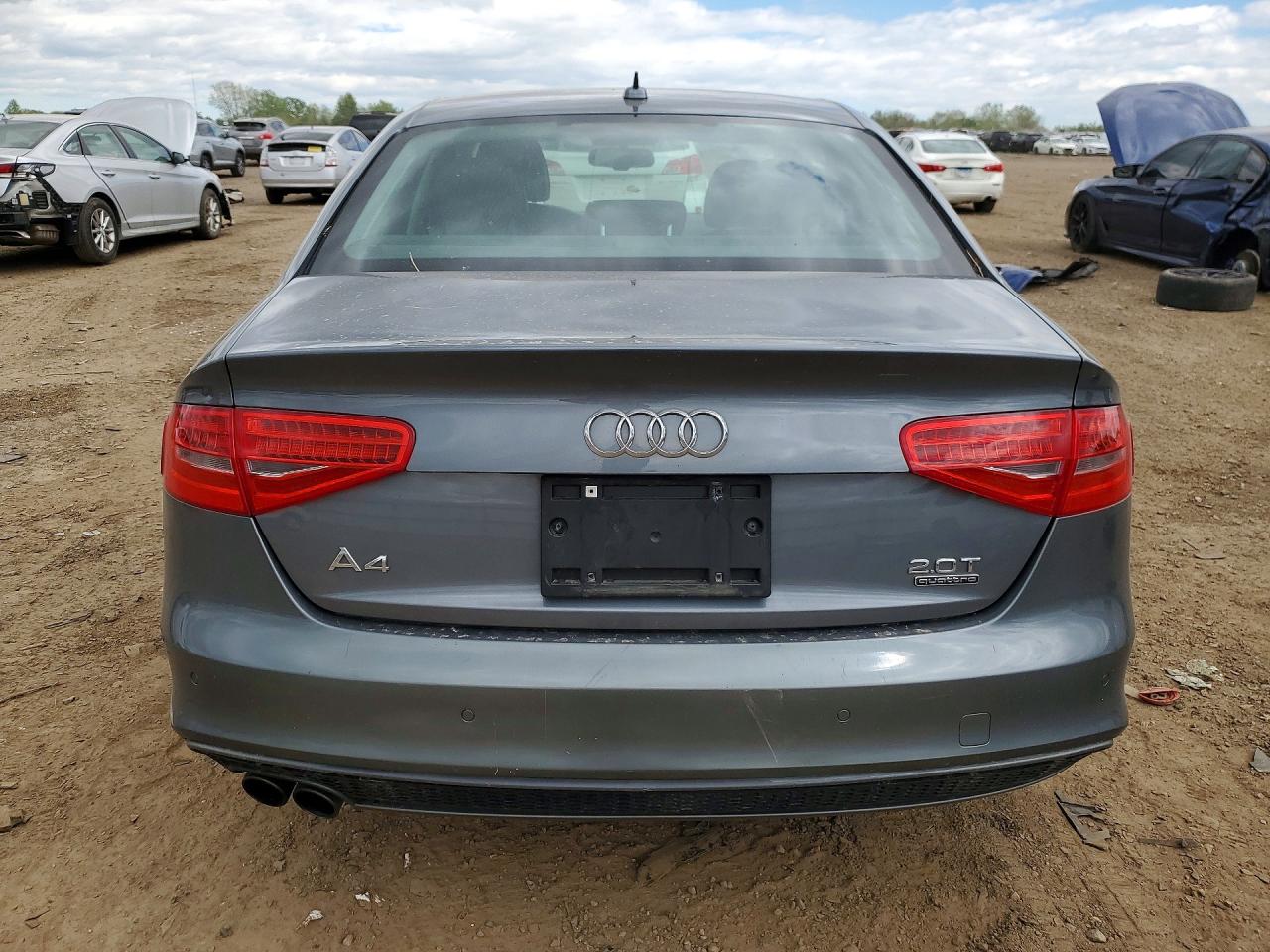 2015 Audi A4 Premium Plus Gray vin: WAUFFAFL5FN025324