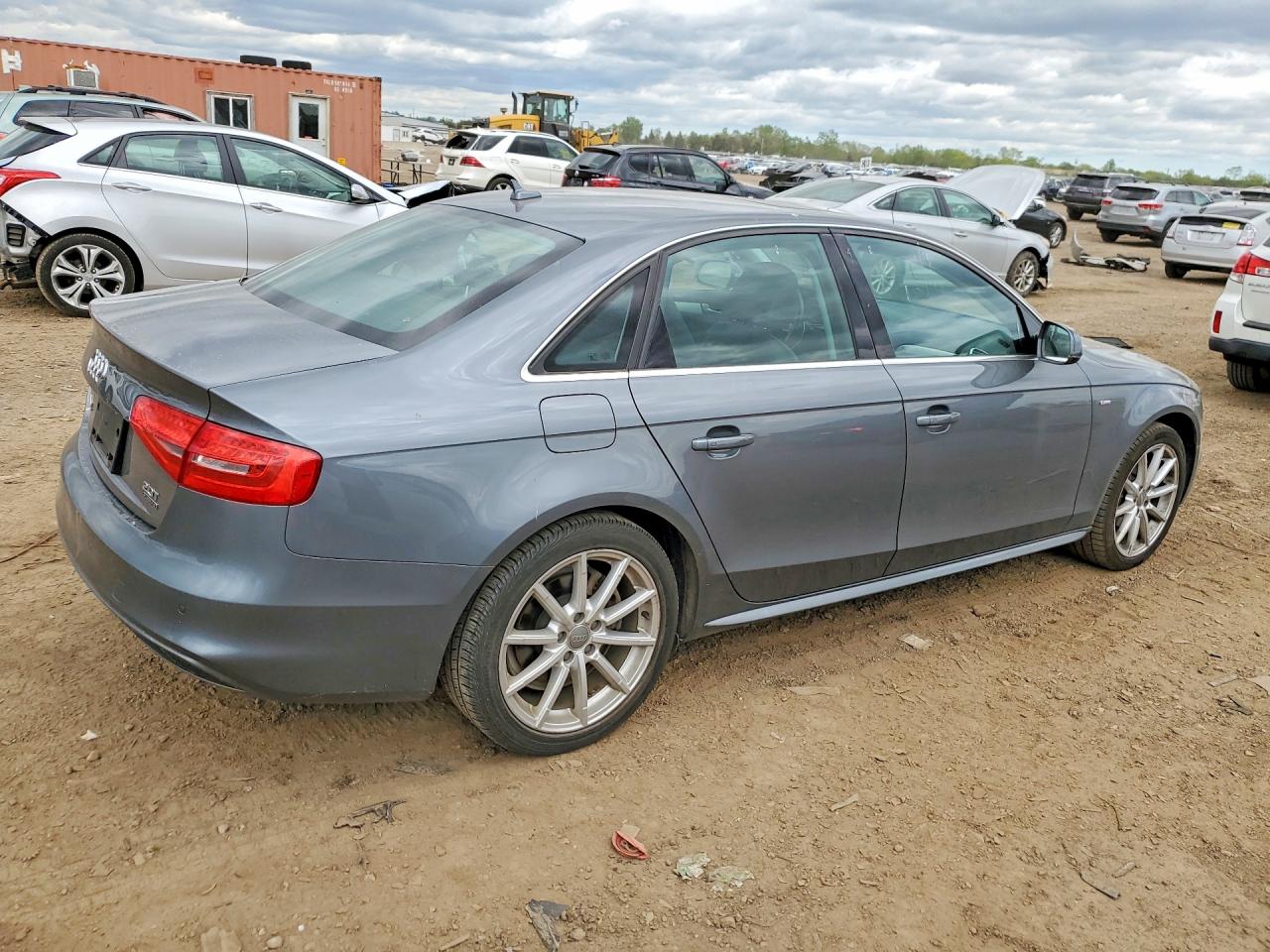 2015 Audi A4 Premium Plus Gray vin: WAUFFAFL5FN025324