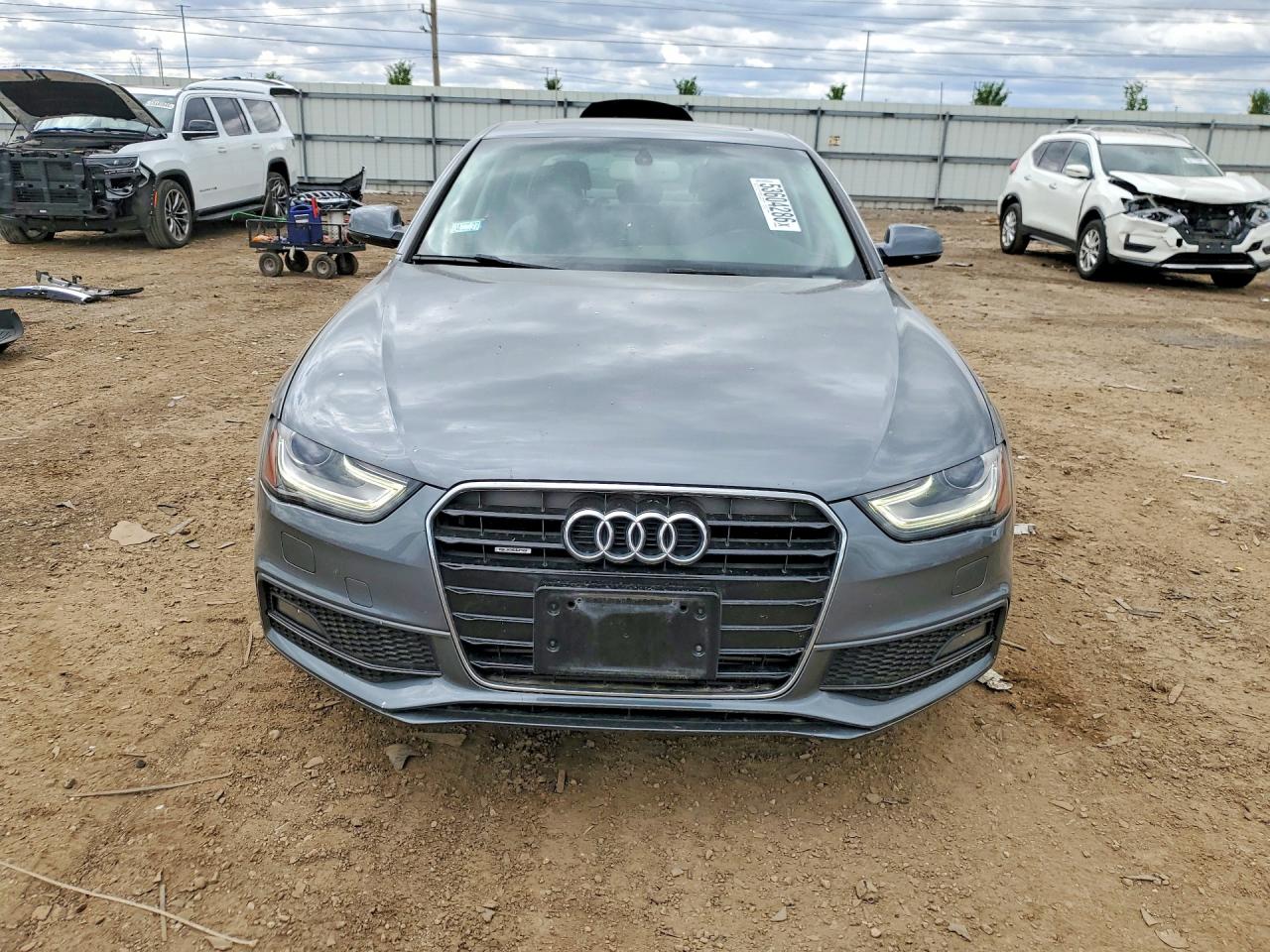 2015 Audi A4 Premium Plus Gray vin: WAUFFAFL5FN025324