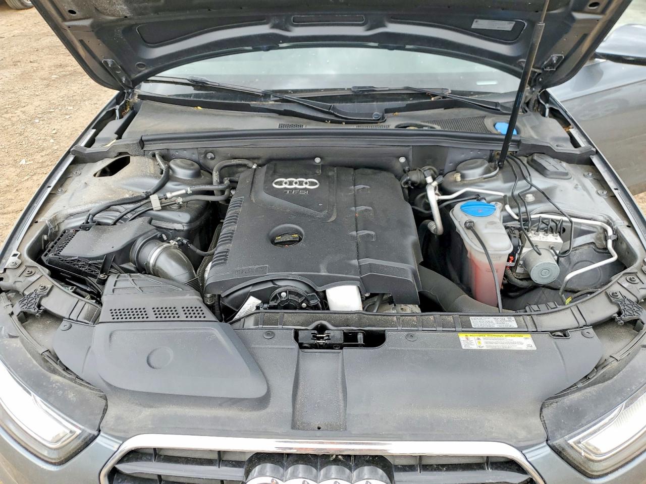 2015 Audi A4 Premium Plus Gray vin: WAUFFAFL5FN025324
