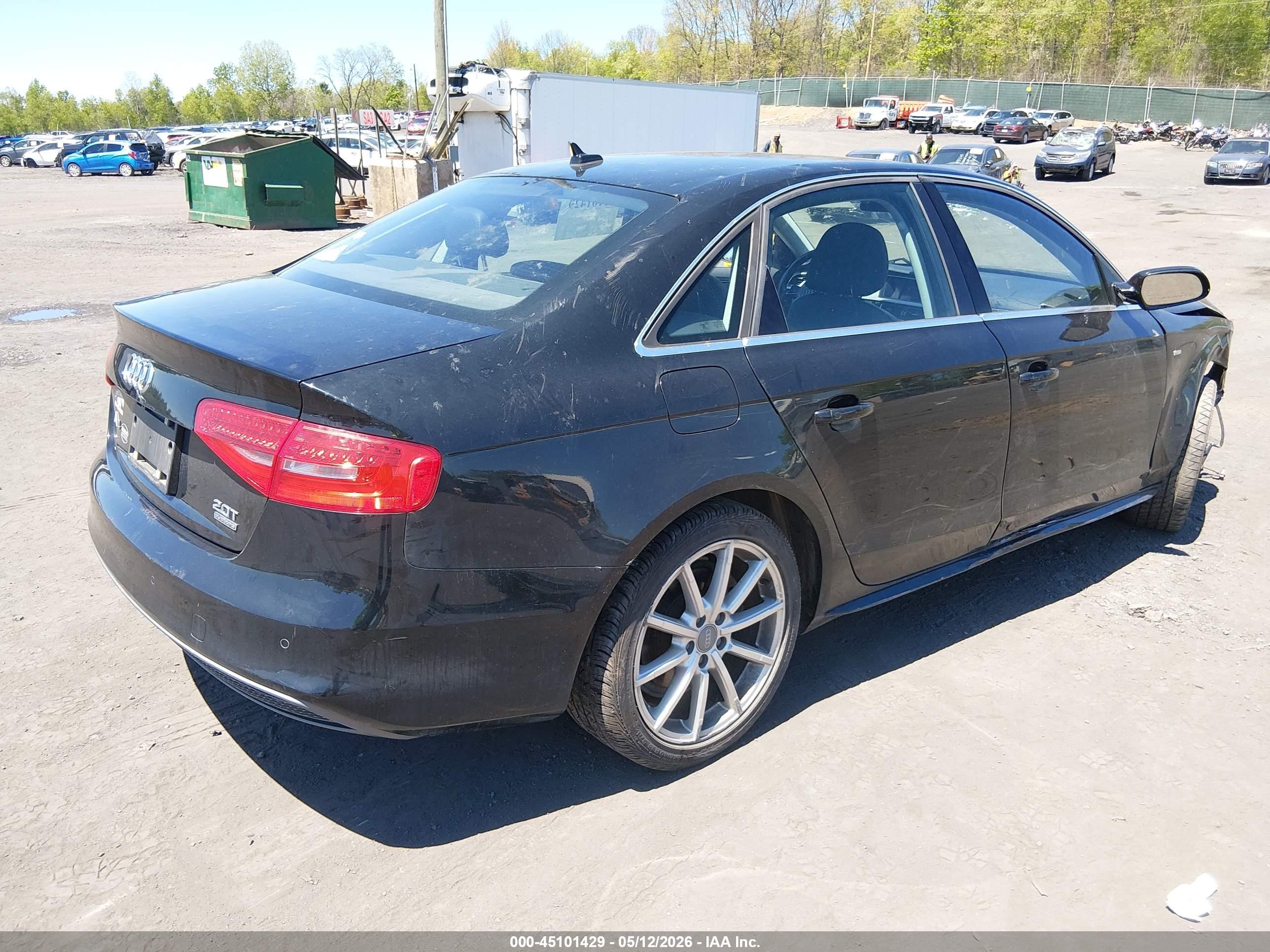 2015 Audi A4 2.0t Premium Black vin: WAUFFAFL5FN038610