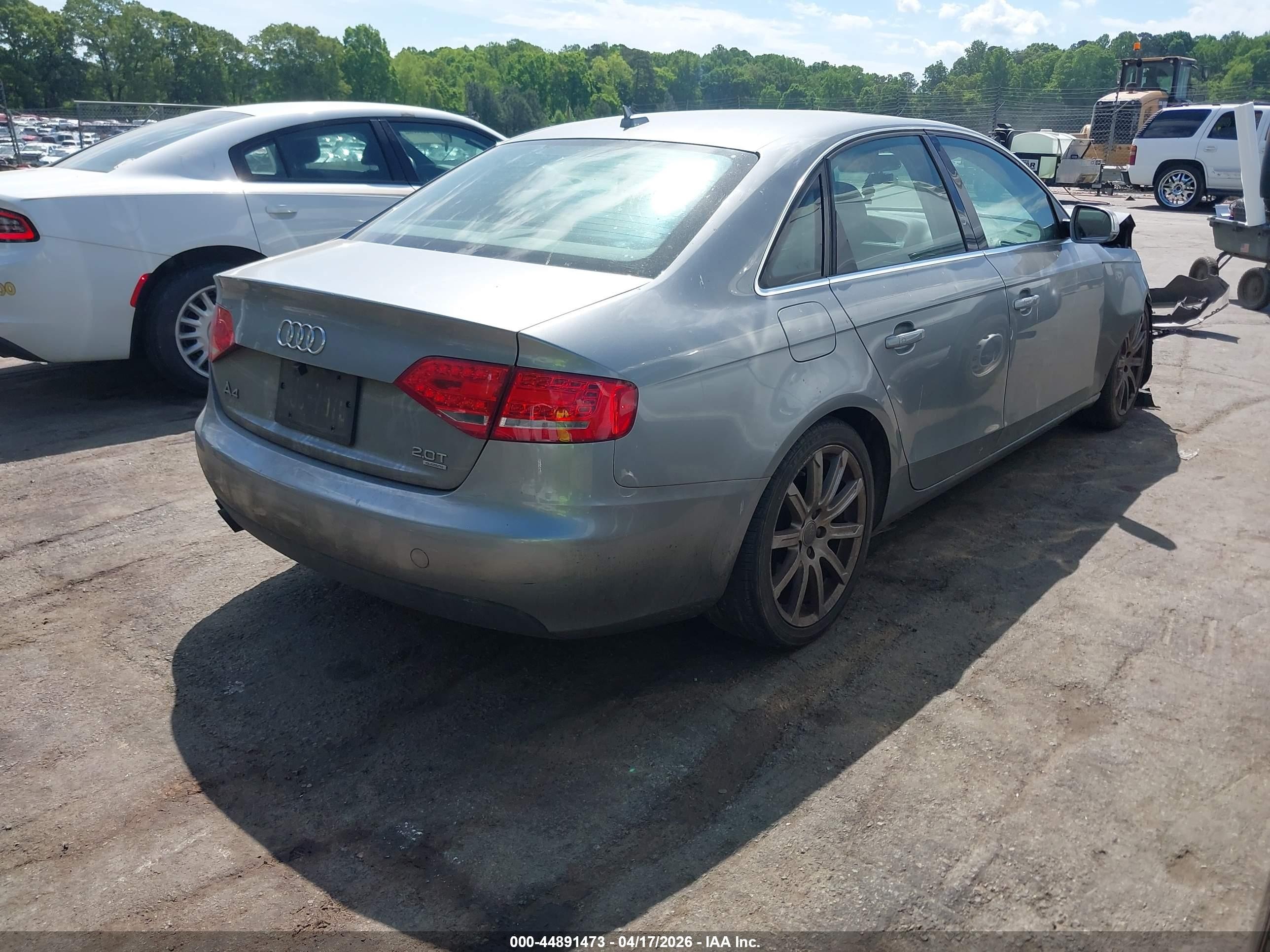 2010 Audi A4 2.0t Premium Gray vin: WAUFFAFL6AN007102