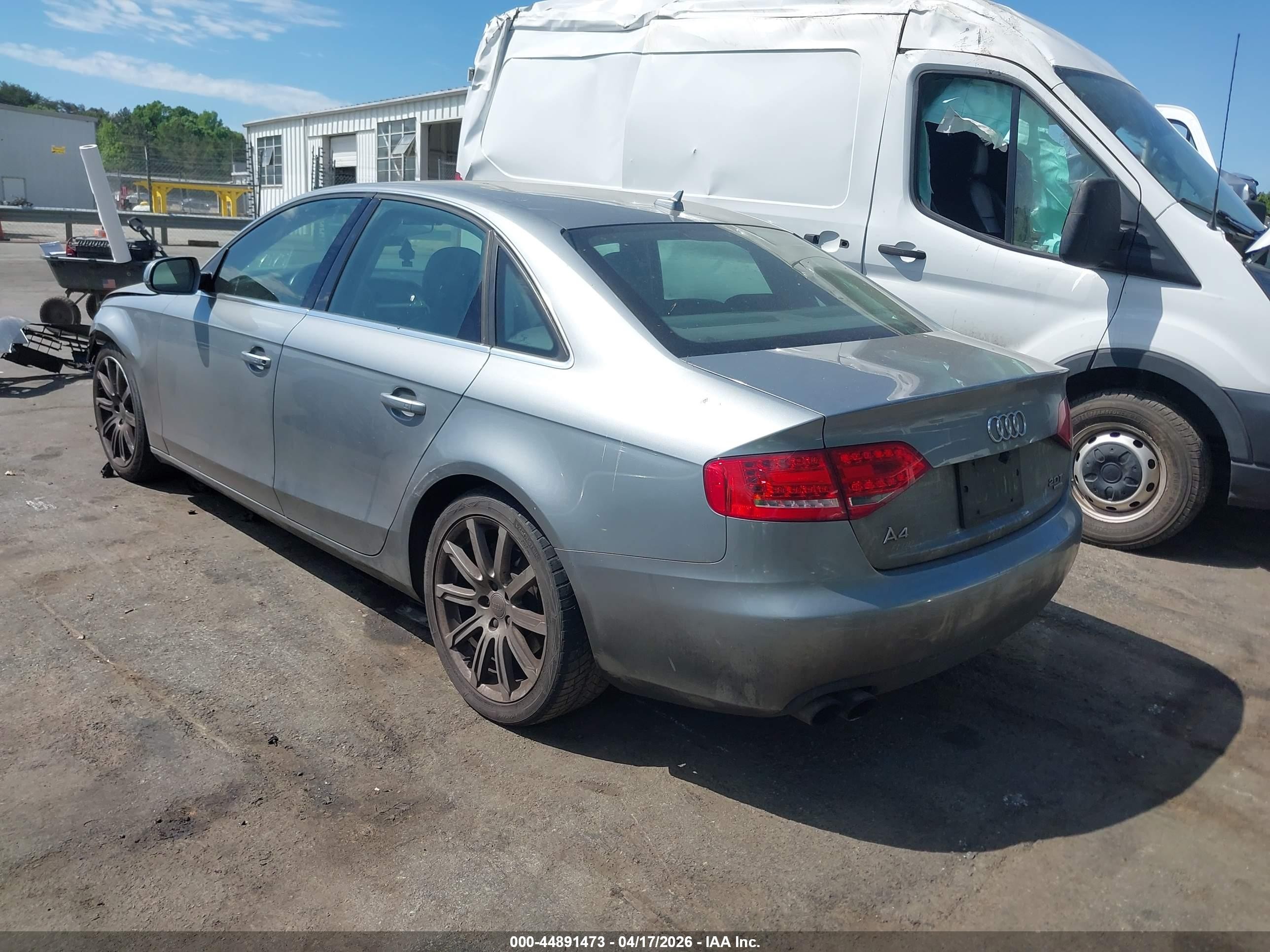 2010 Audi A4 2.0t Premium Gray vin: WAUFFAFL6AN007102