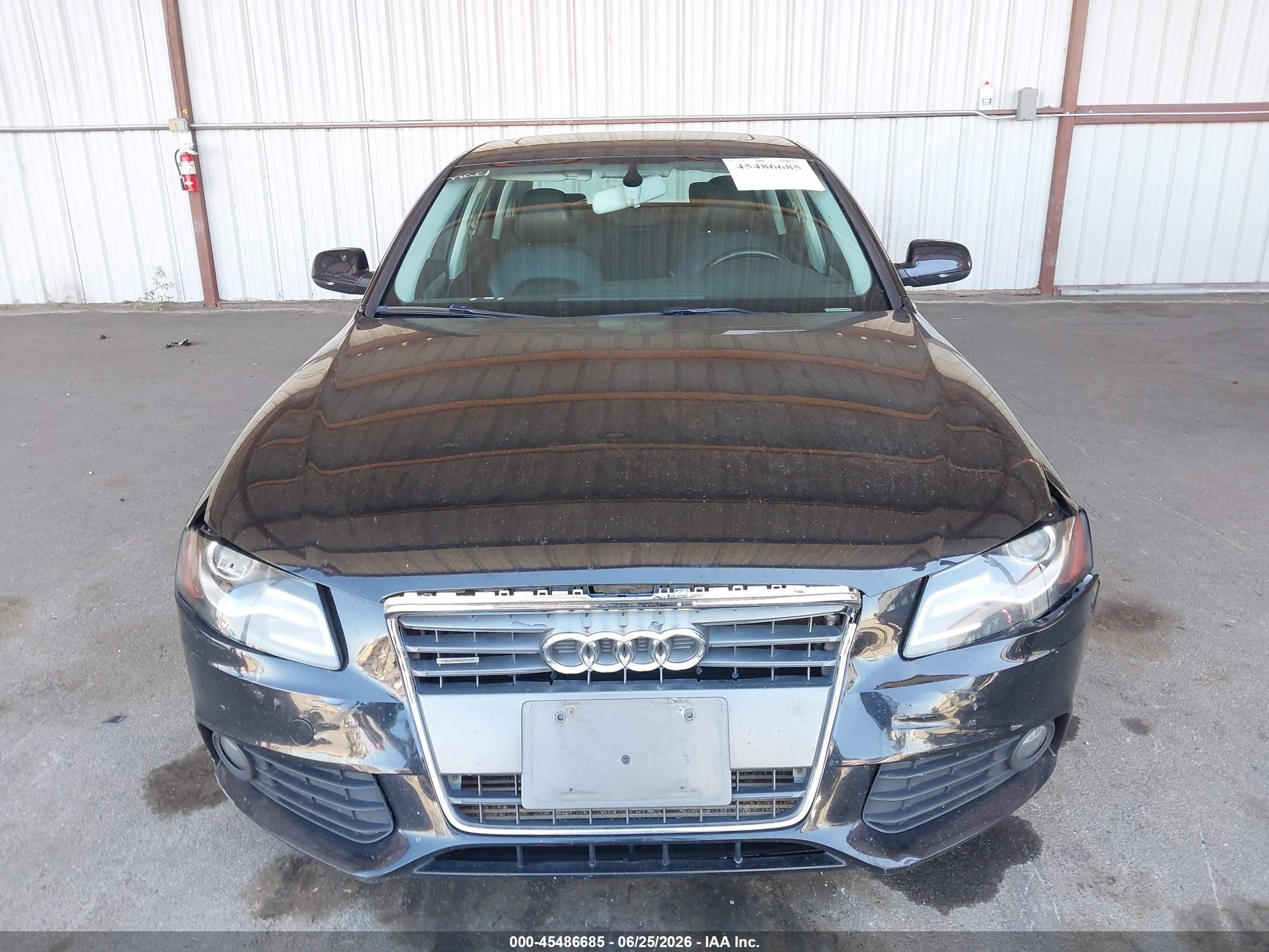 2010 Audi A4 2.0t Premium Black vin: WAUFFAFL6AN045574